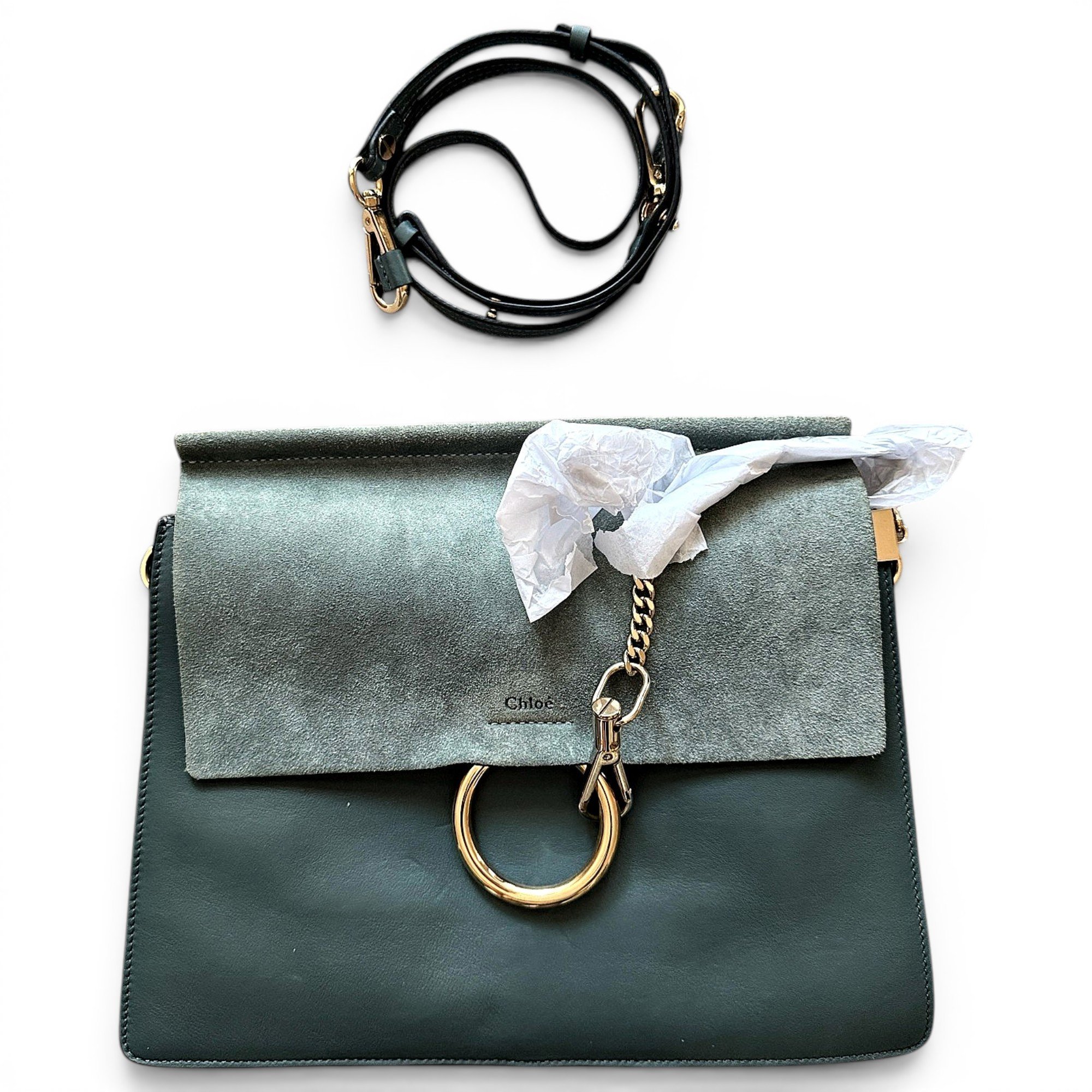 Faye leather handbag