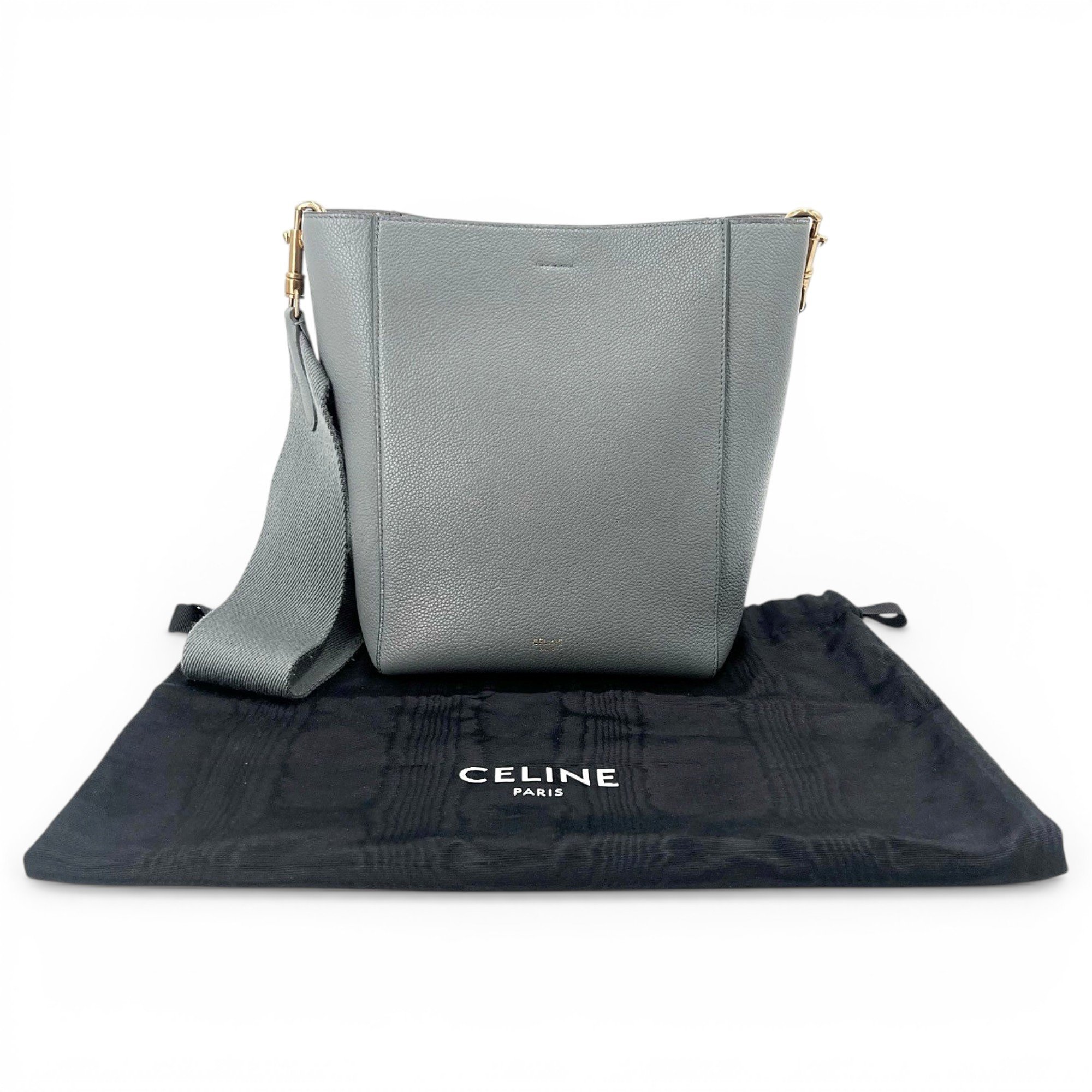 Seau Sangle leather handbag
