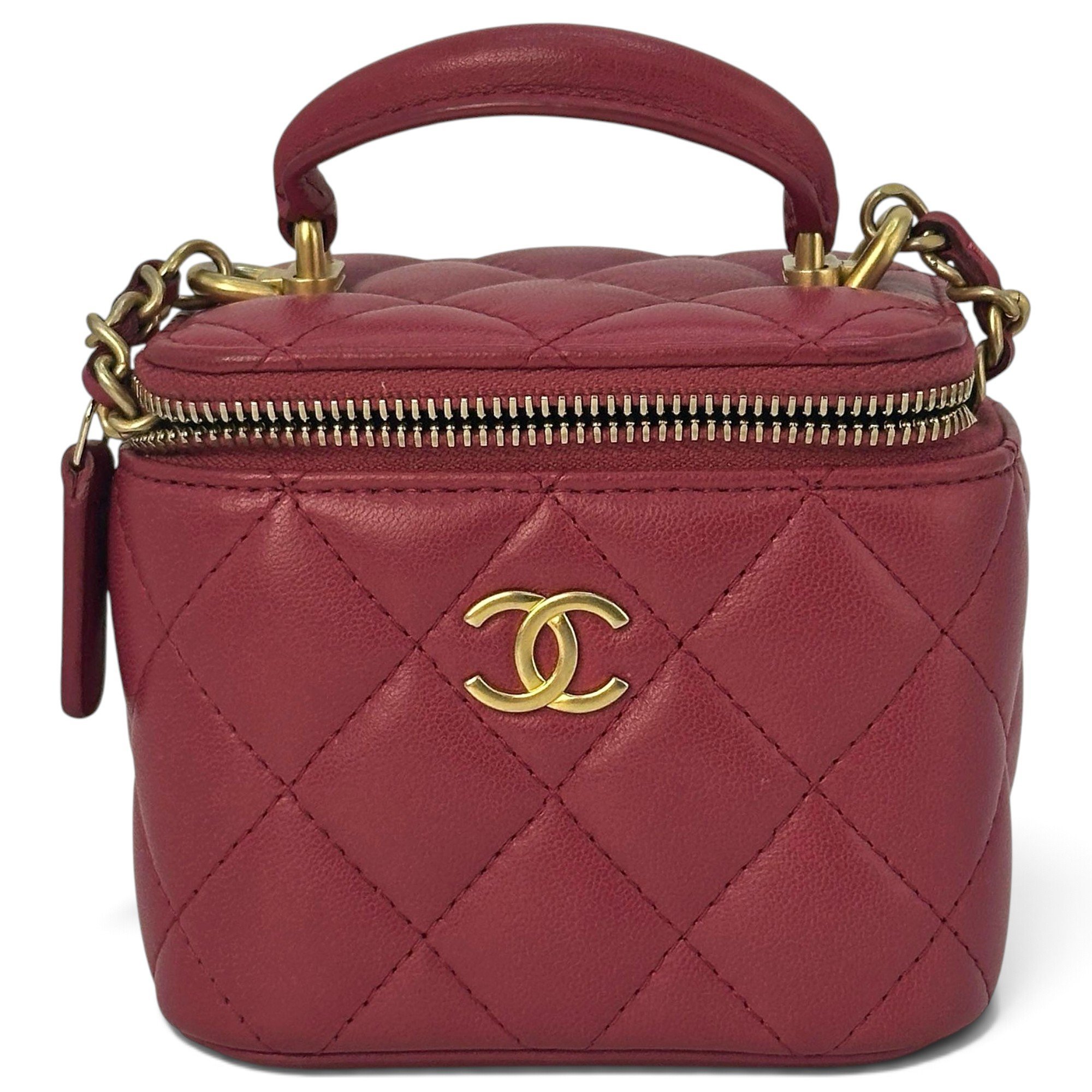 Vanity leather mini bag