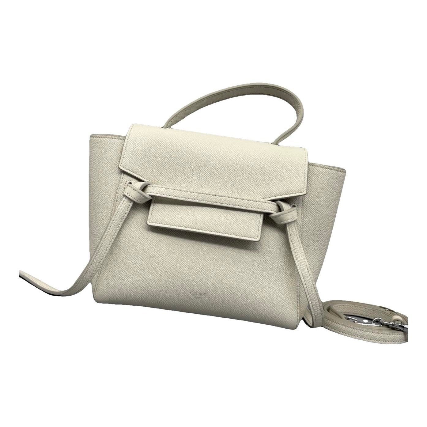 Belt leather handbag
