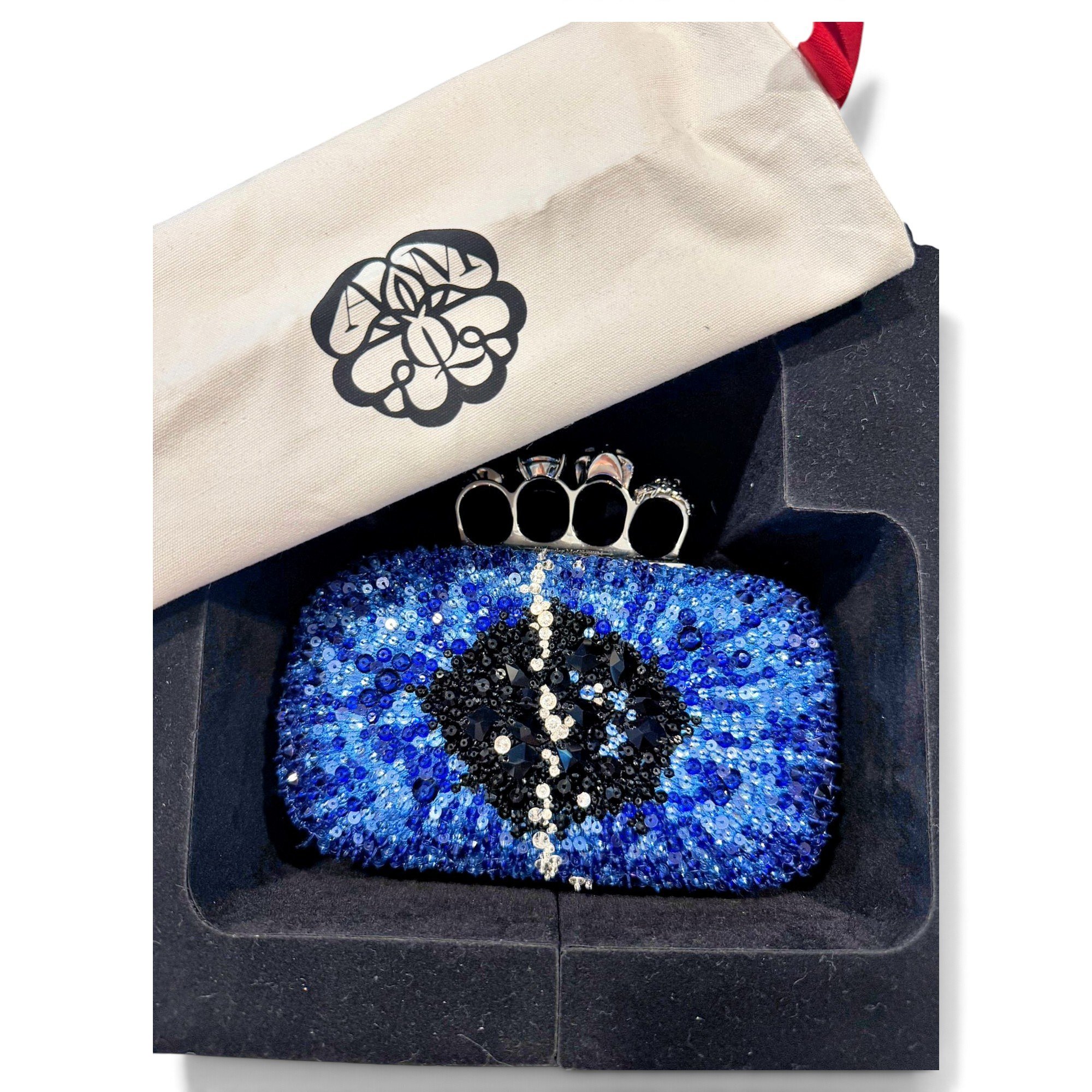 Alexander McQueen Knuckle clutch bag