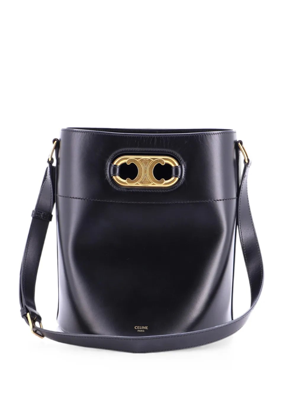 Maillon Triomphe Leather Medium bucket bag
