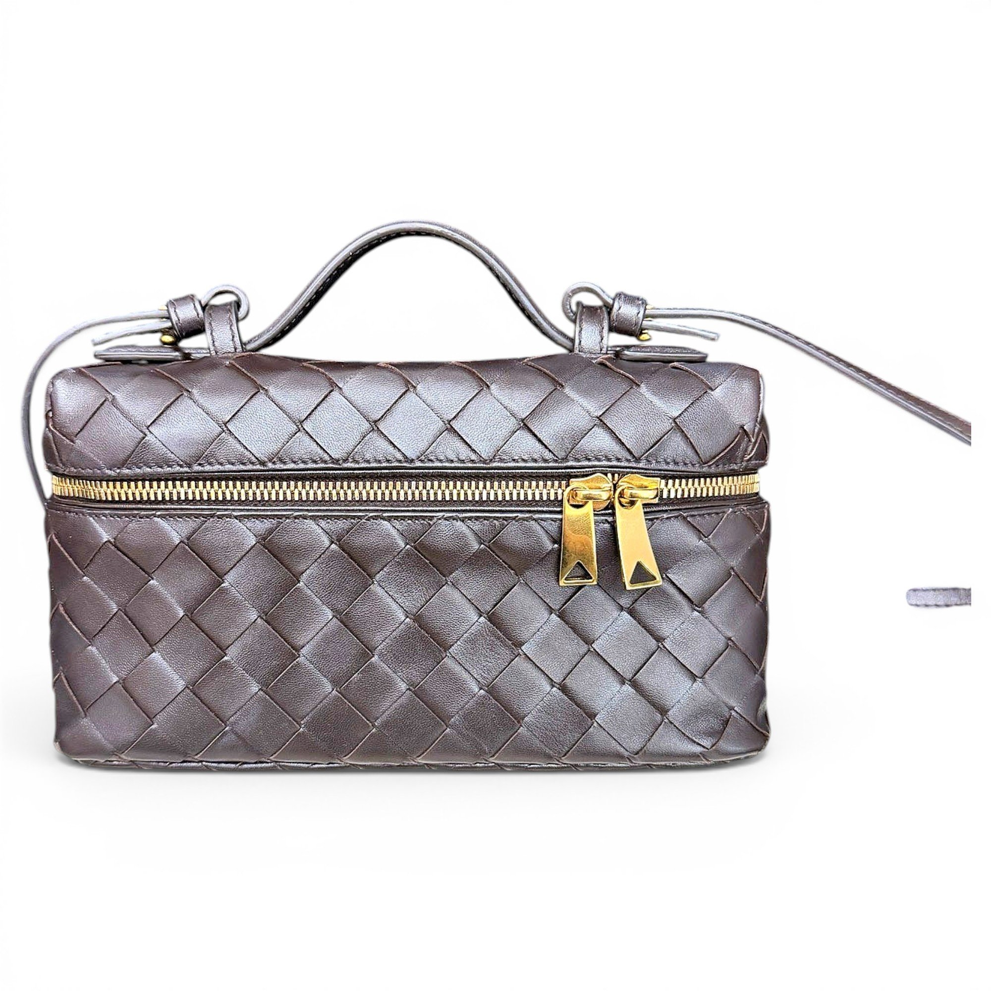 Pouch leather handbag