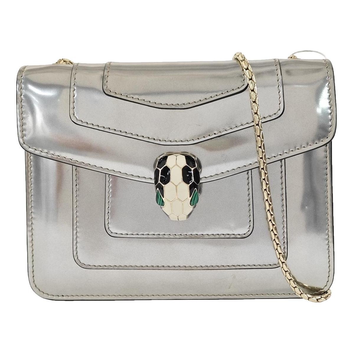 Patent leather handbag