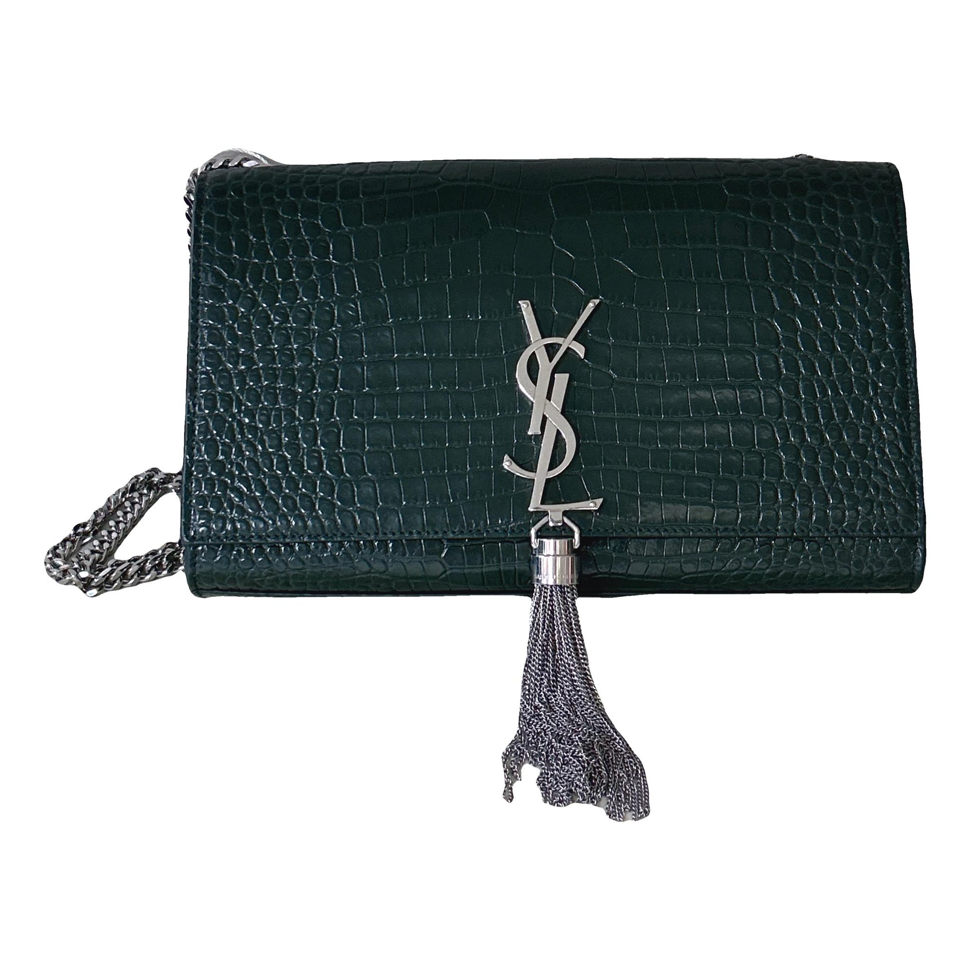 Pompom Kate leather handbag