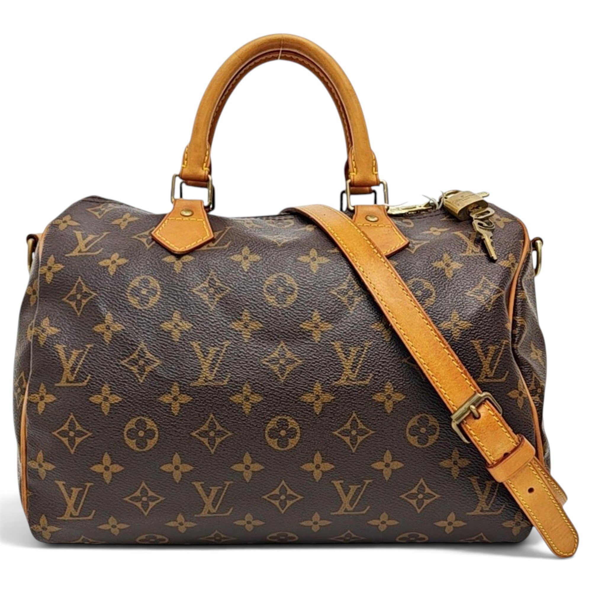 Nano Speedy / Mini HL leather handbag