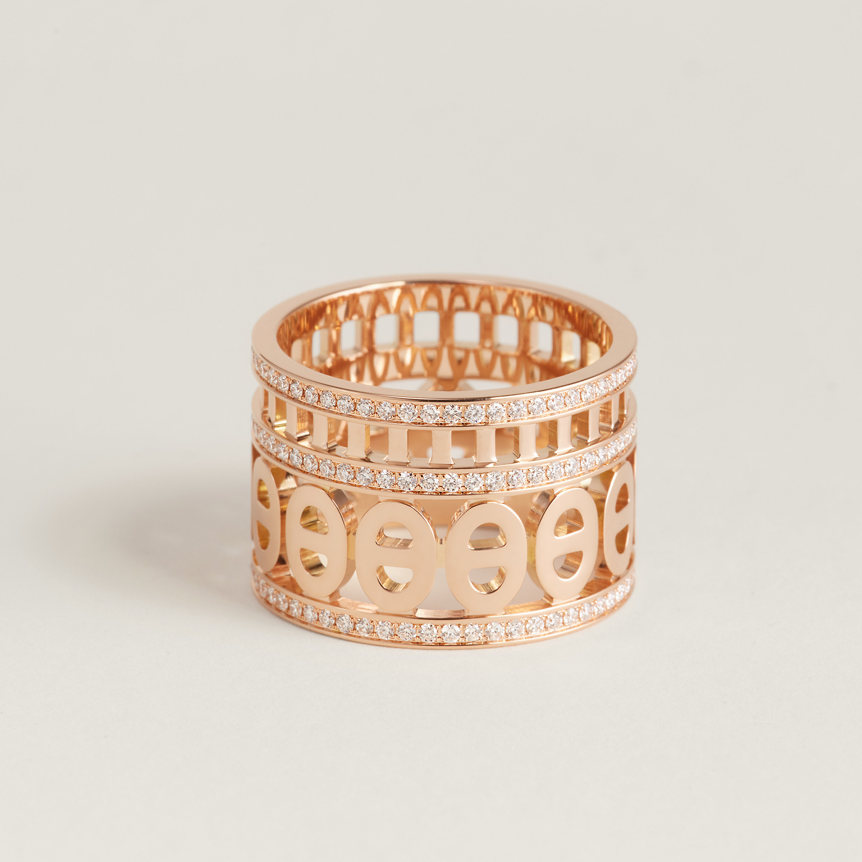 Chaine d'ancre Divine ring, medium model