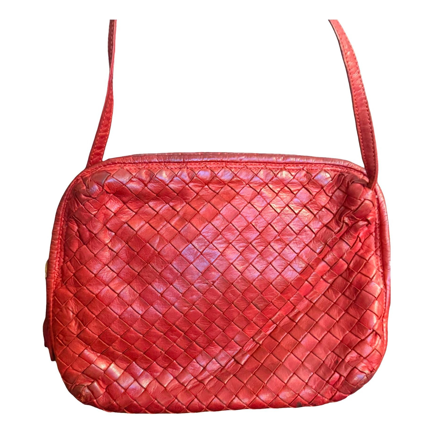 Loop leather crossbody bag
