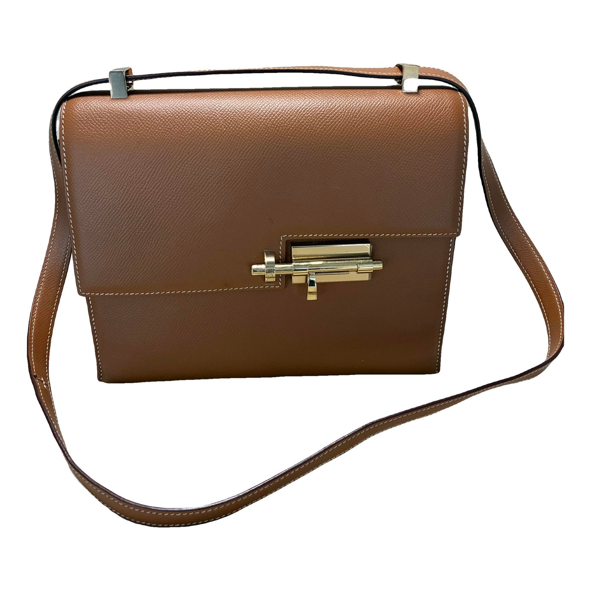 Verrou leather handbag