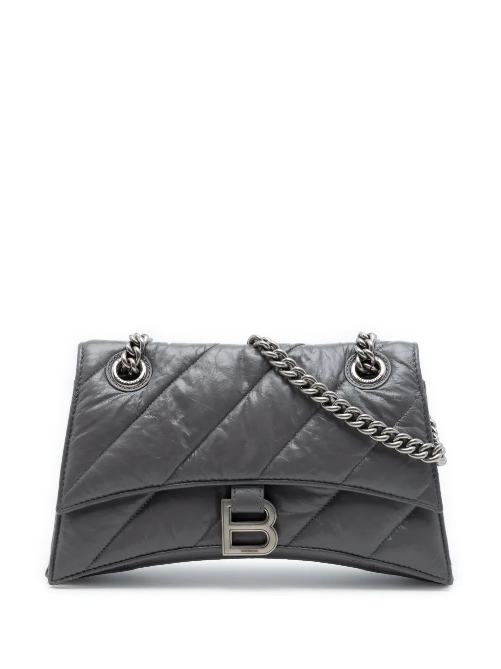 2010 Small Metallic Calfskin Crush Chain shoulder bag