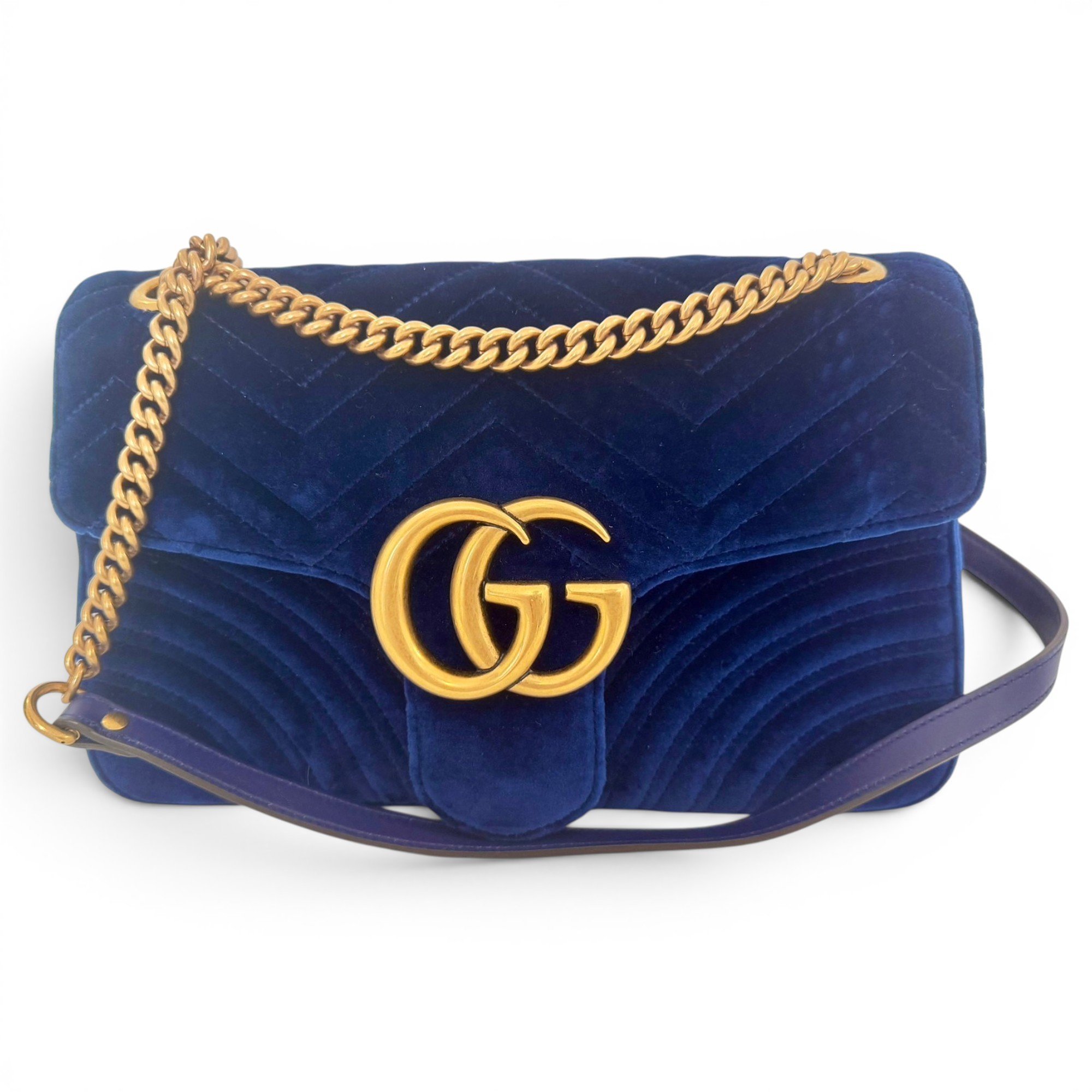 Marmont velvet crossbody bag