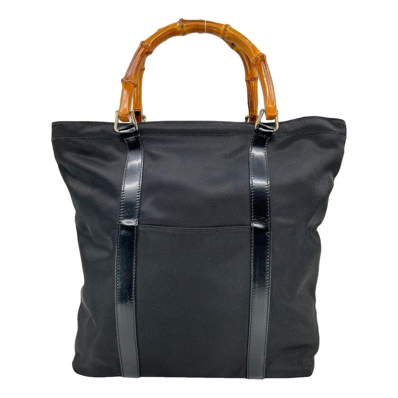 Bamboo vinyl handbag
