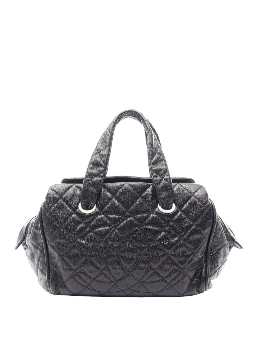 2006-2008 Quilted Caviar Timeless Bowler Bag handbag
