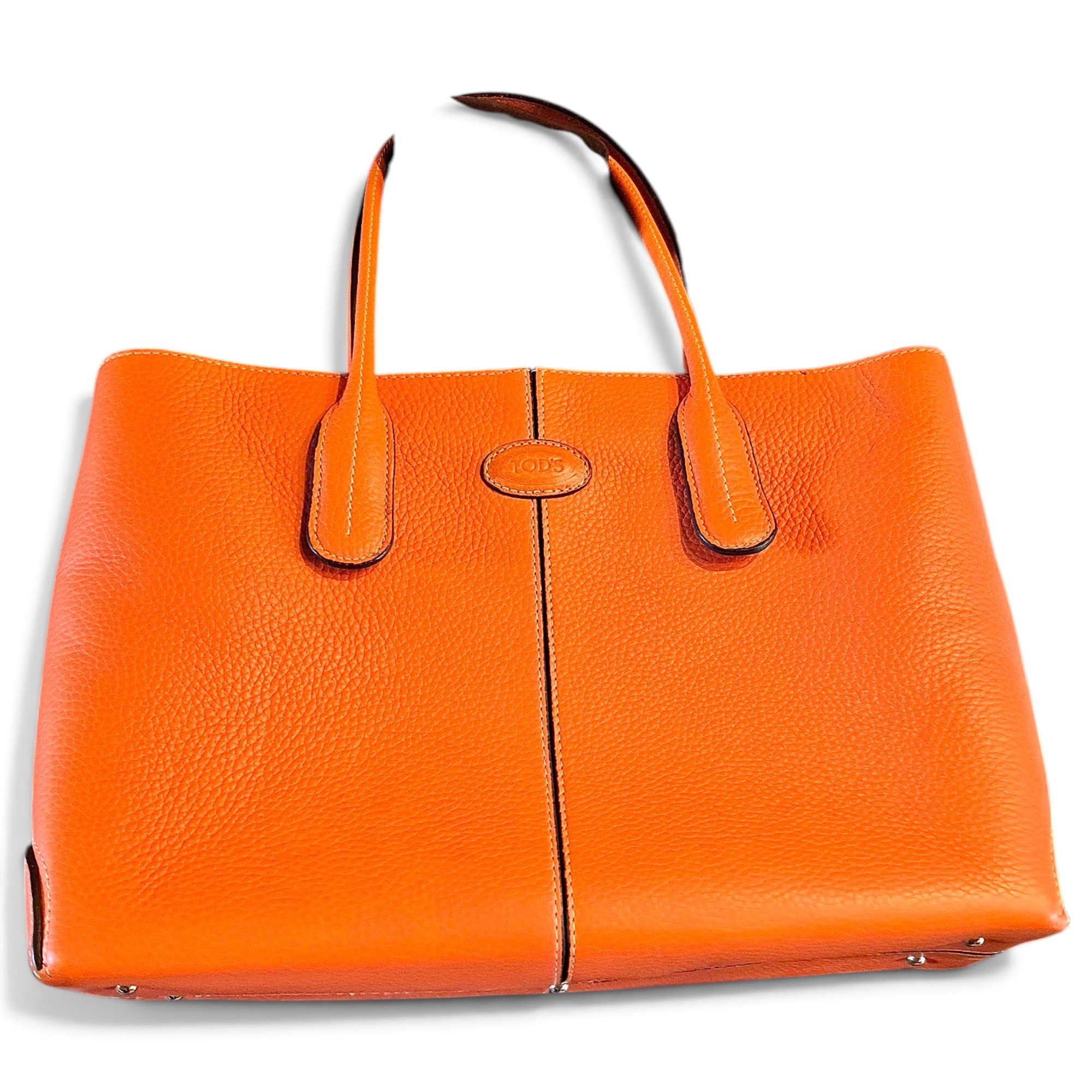 D Bag leather tote
