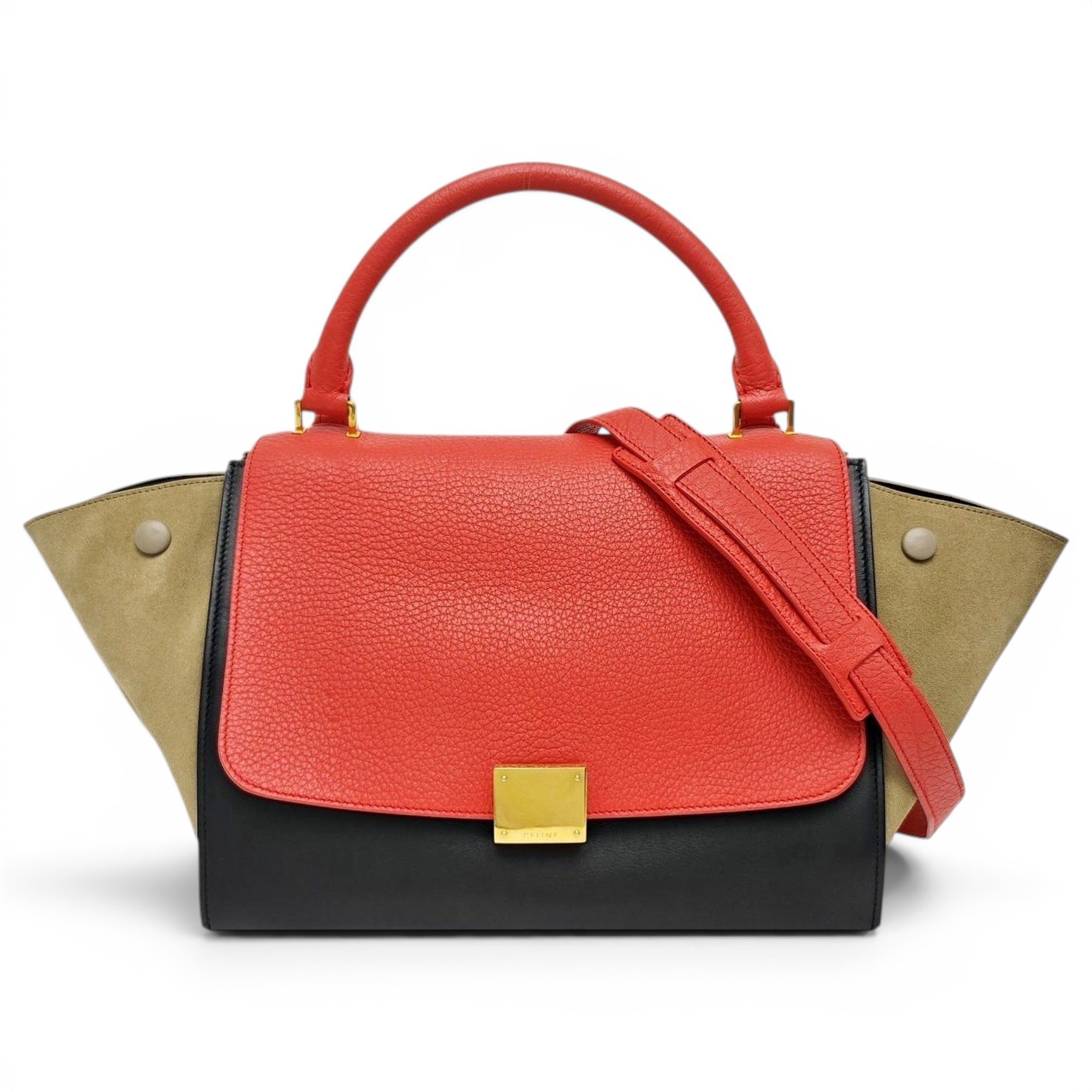 Leather handbag