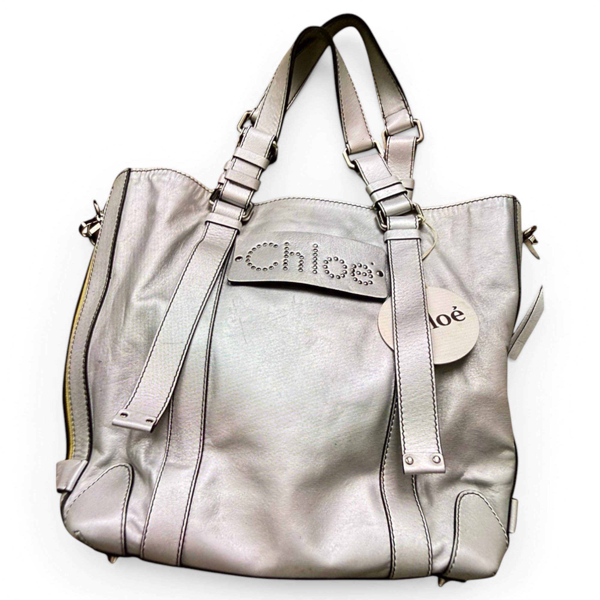 Leather handbag