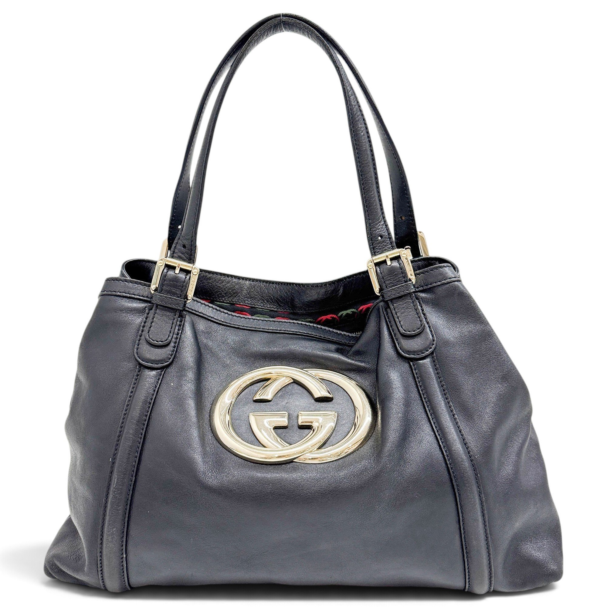 Britt leather tote