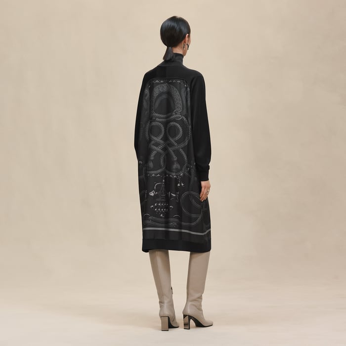 Gris Charbon "Palefroi Remix" Long-sleeve Twillaine Cardigan