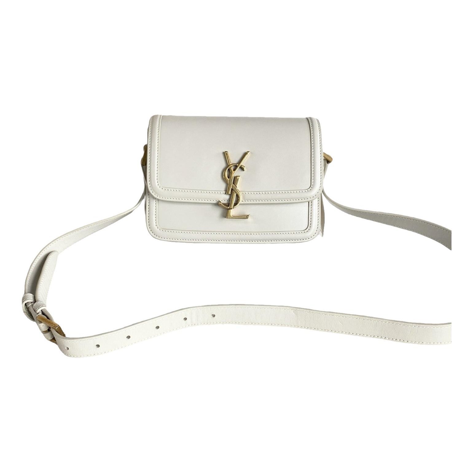 Solférino leather handbag
