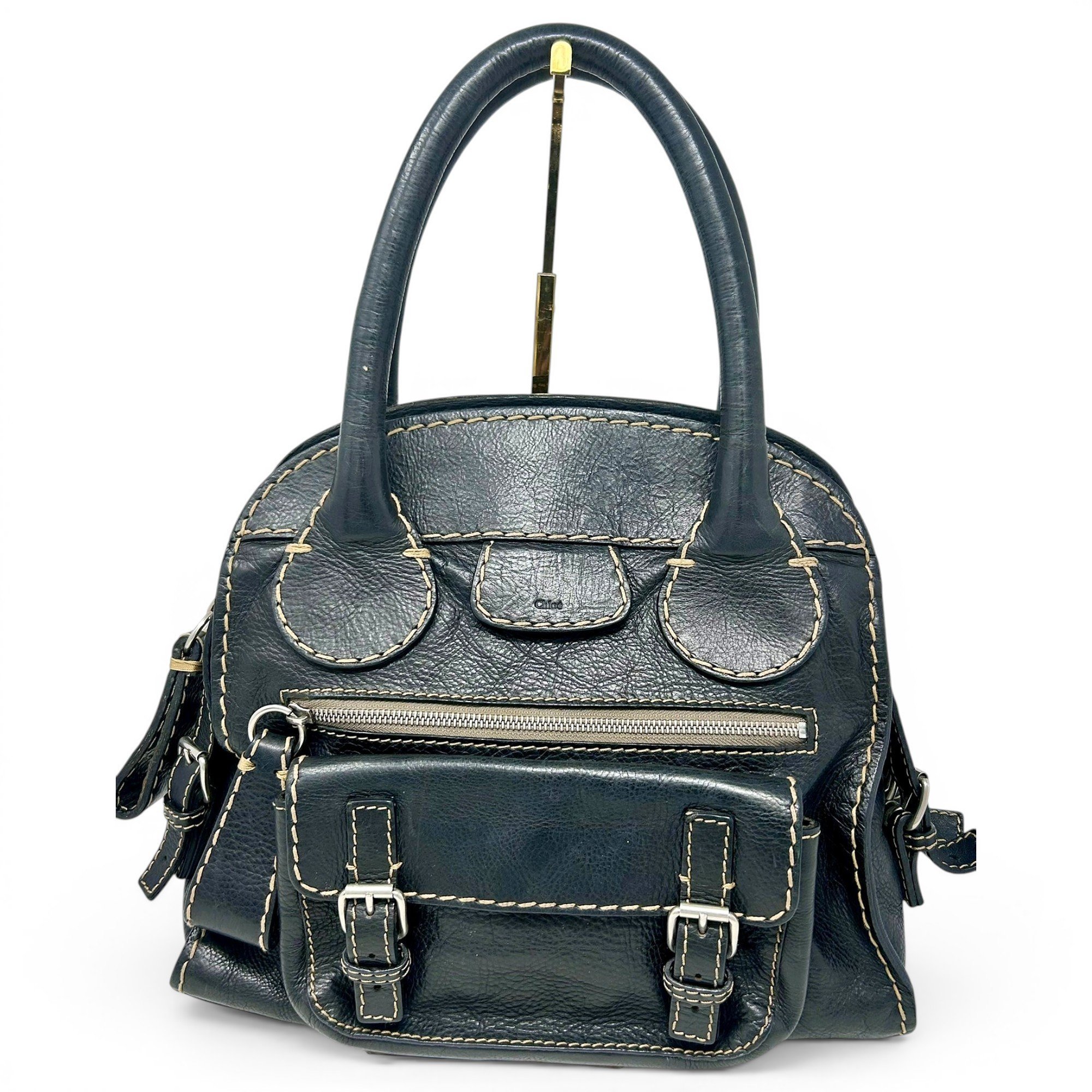Edith leather handbag
