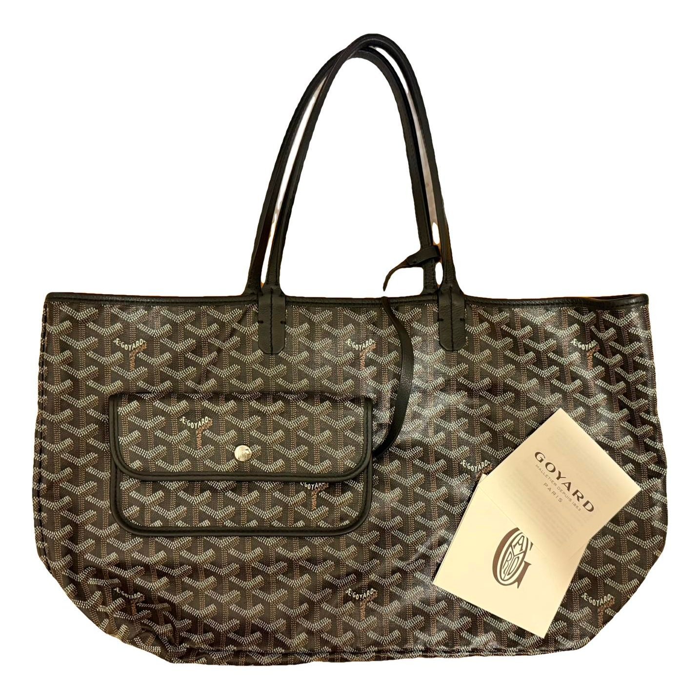 Goyard Saint-Louis leather tote