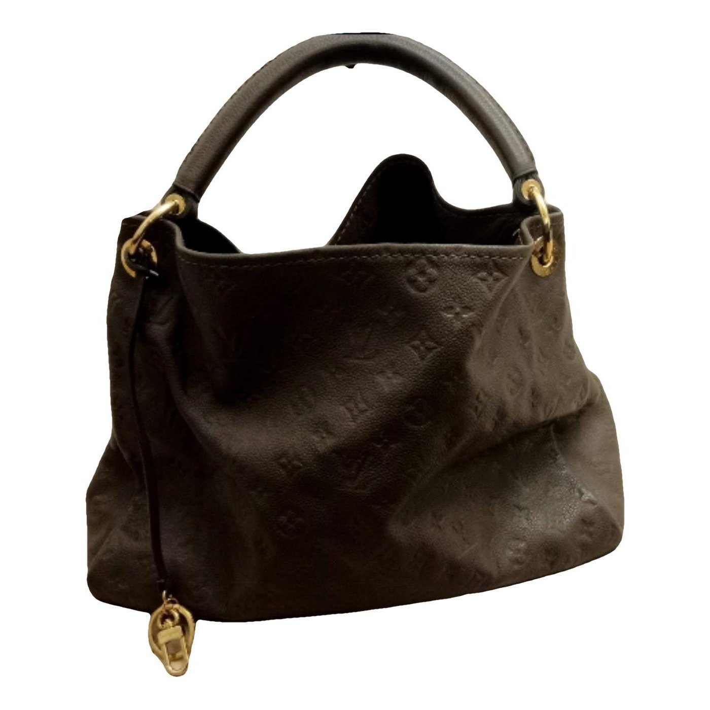 Artsy leather handbag