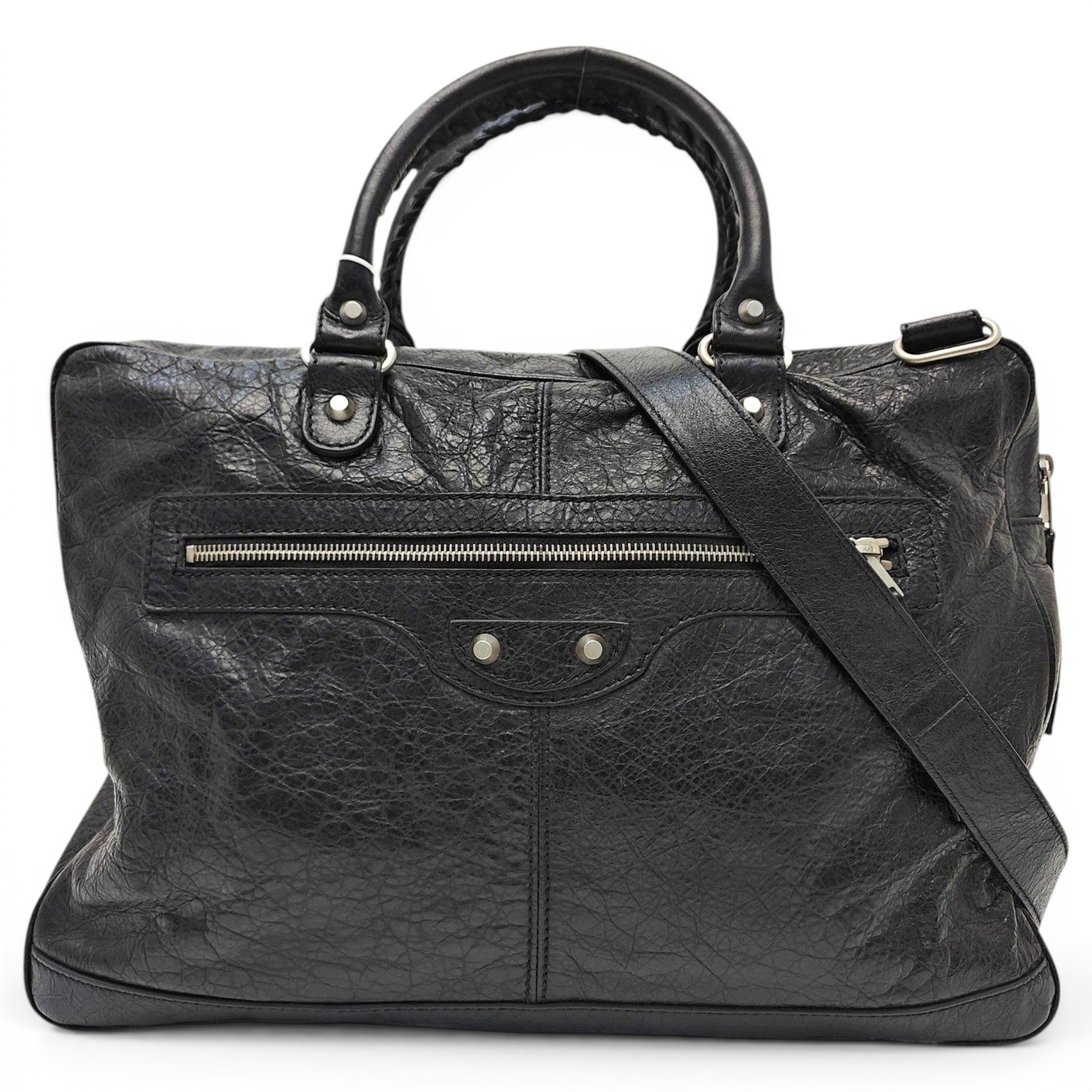 Leather handbag