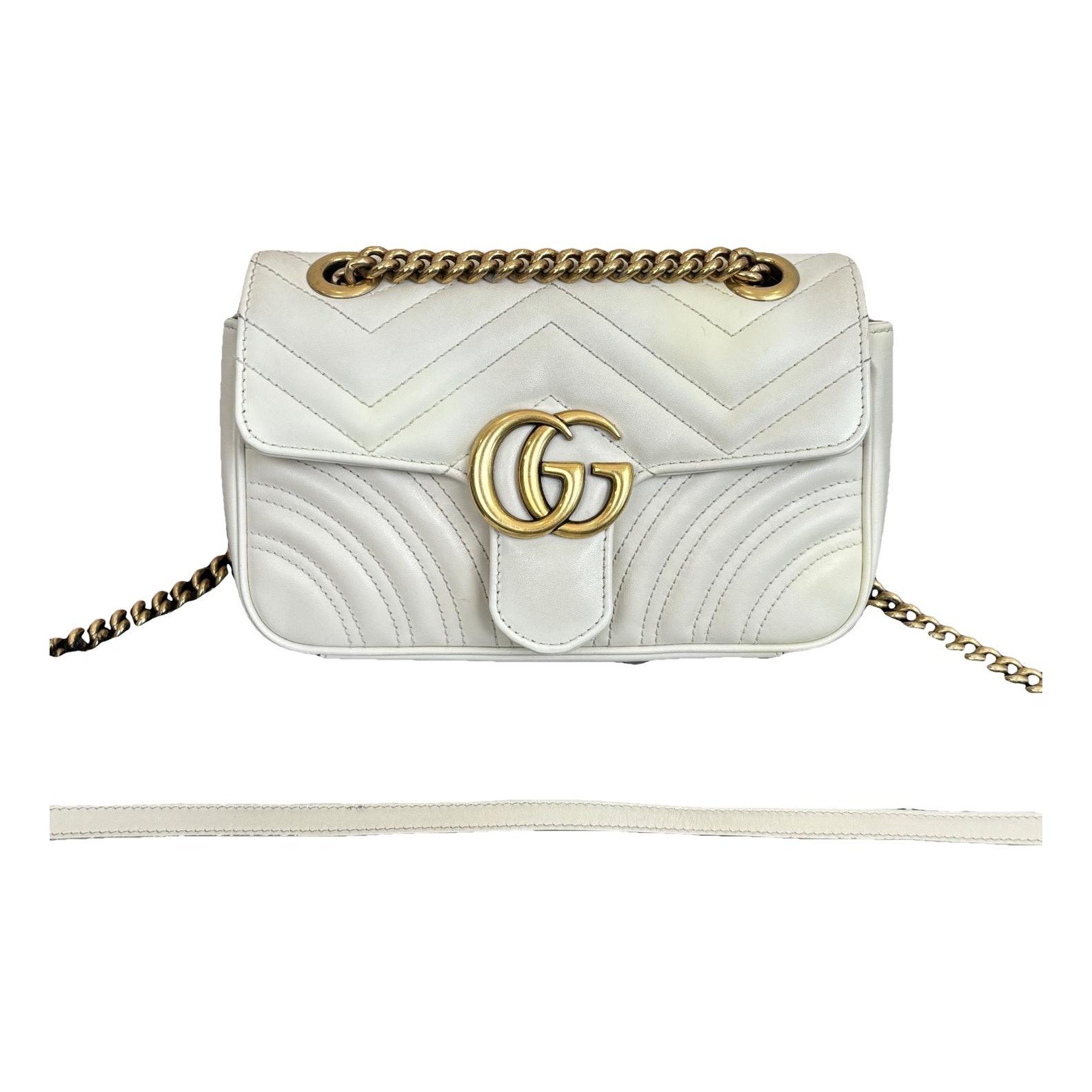 GG Marmont Flap leather handbag