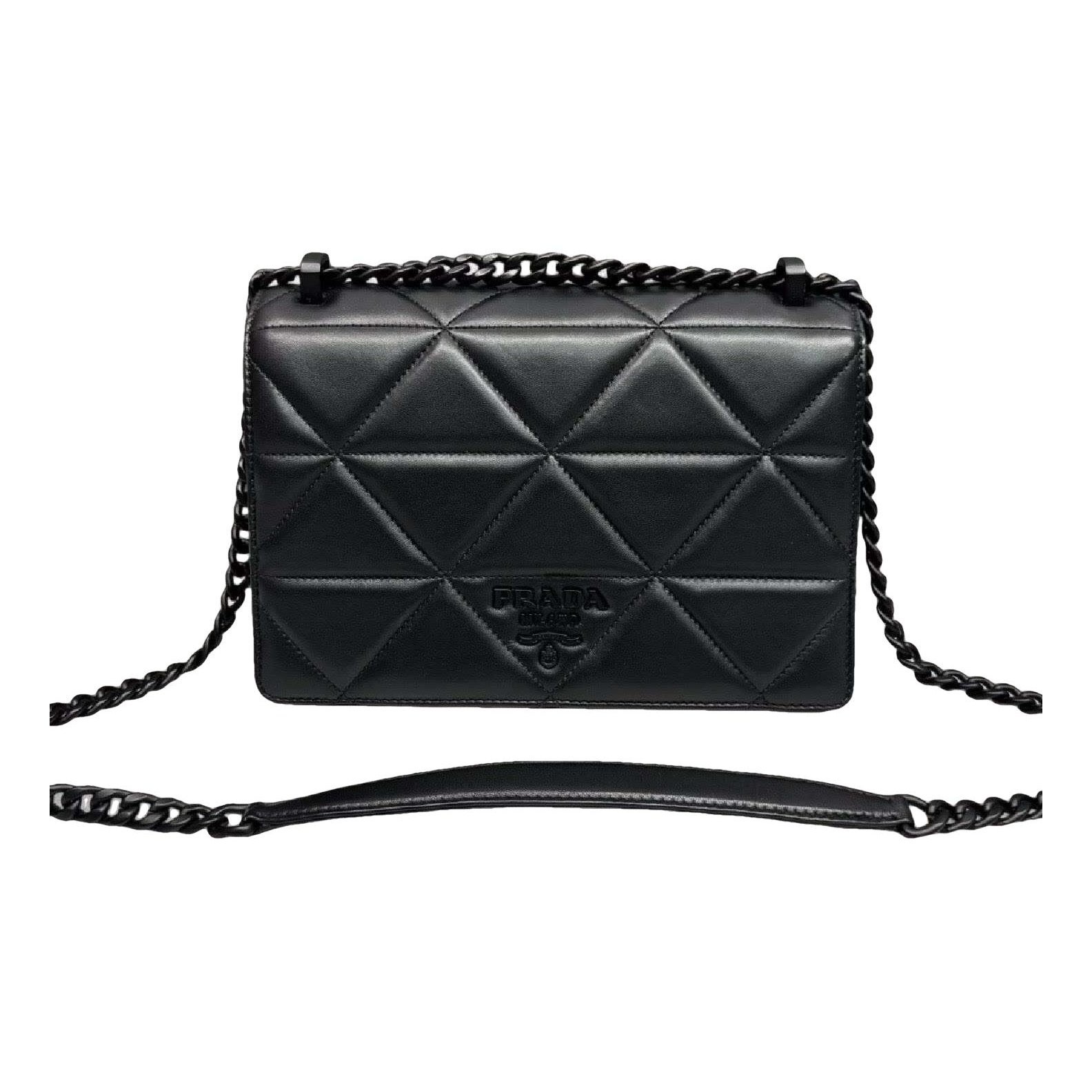 Spectrum leather crossbody bag
