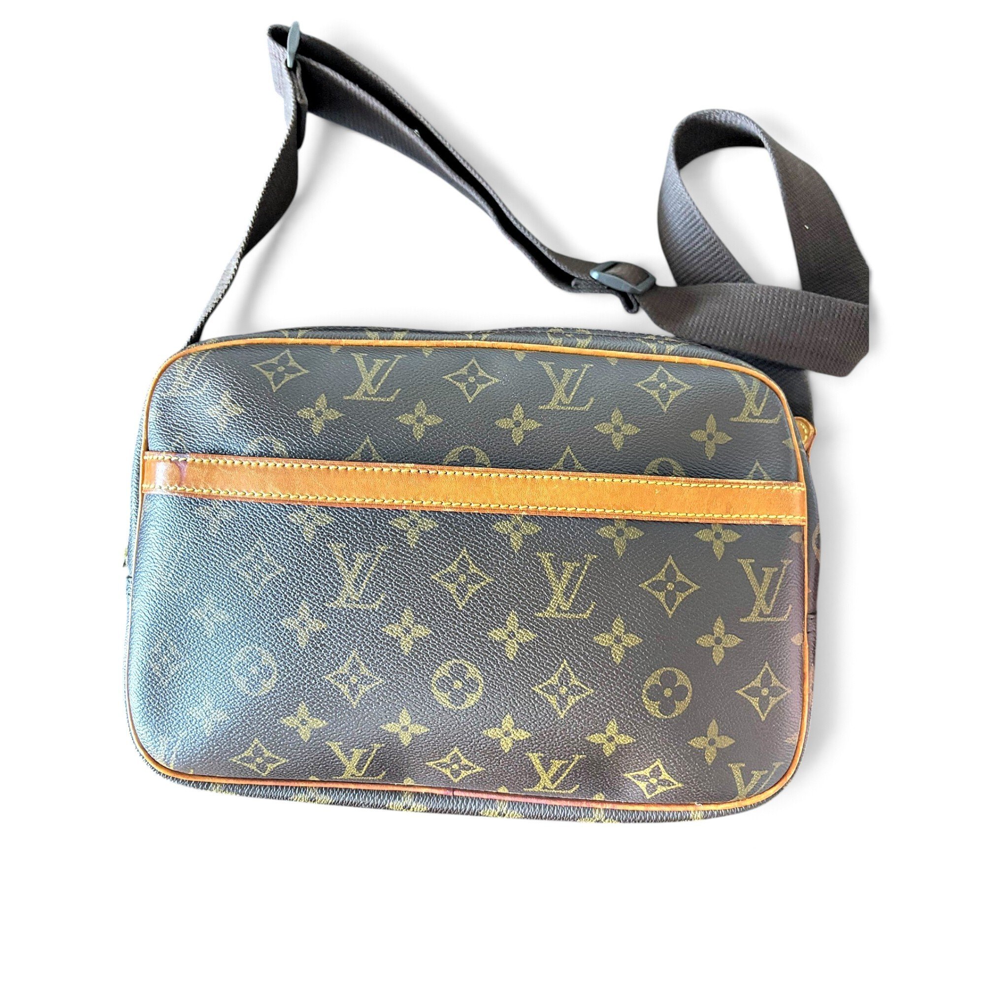 Reporter leather crossbody bag