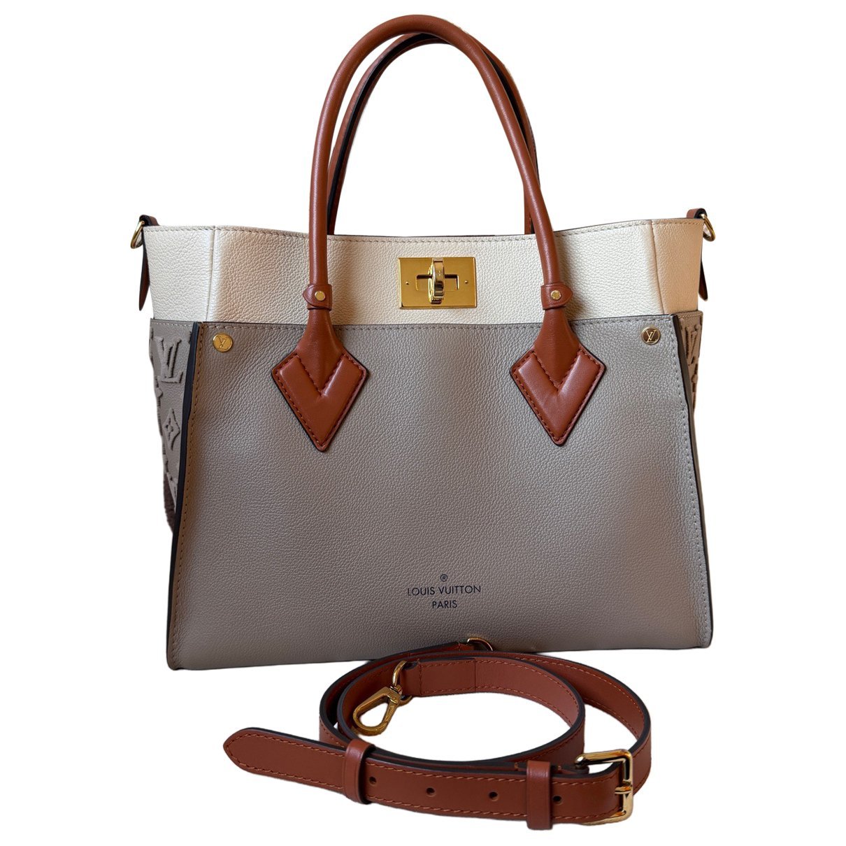 On My Side leather handbag