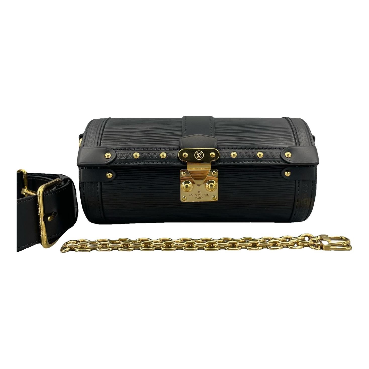 Papillon Trunk leather handbag