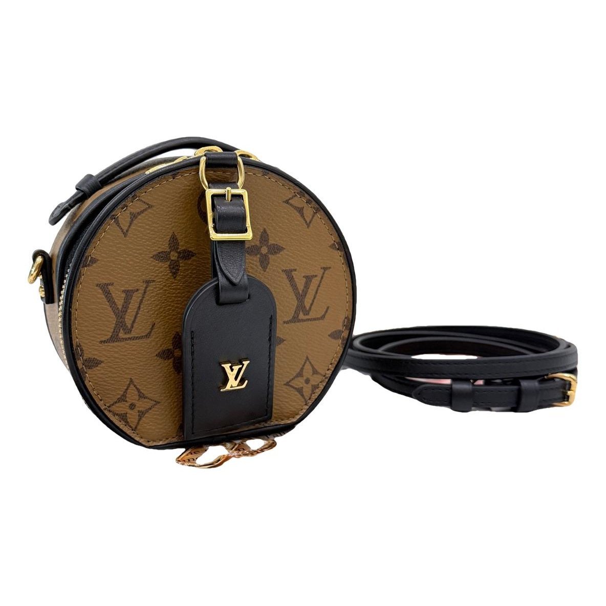 Boîte chapeau souple leather handbag