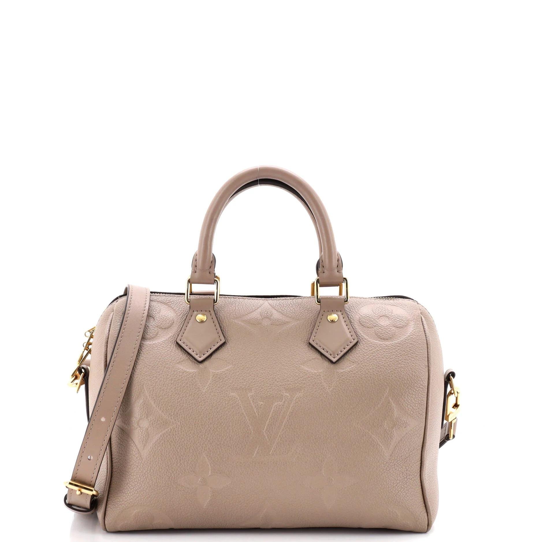 Speedy Bandoulière leather satchel
