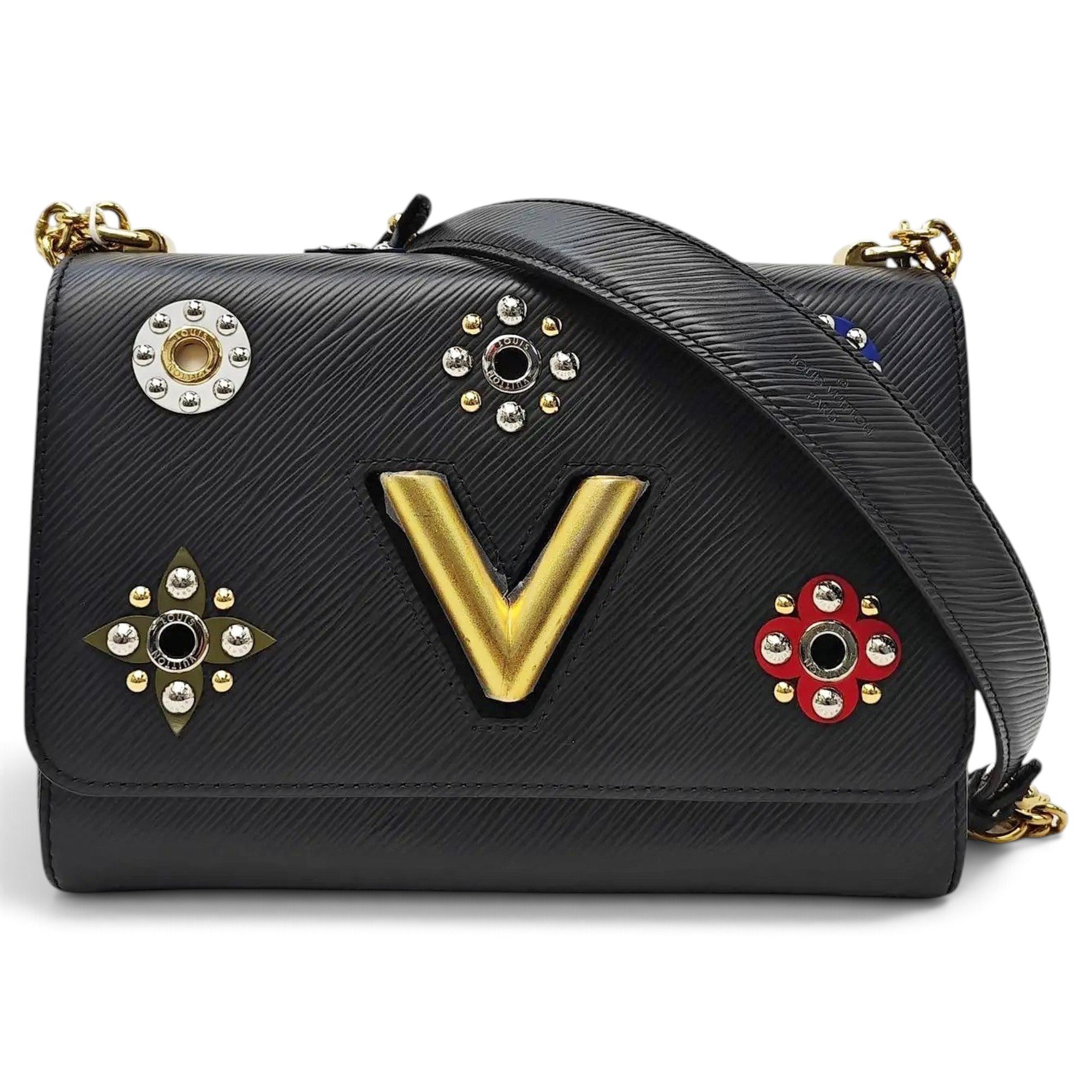 Twist Long Chain Wallet leather crossbody bag