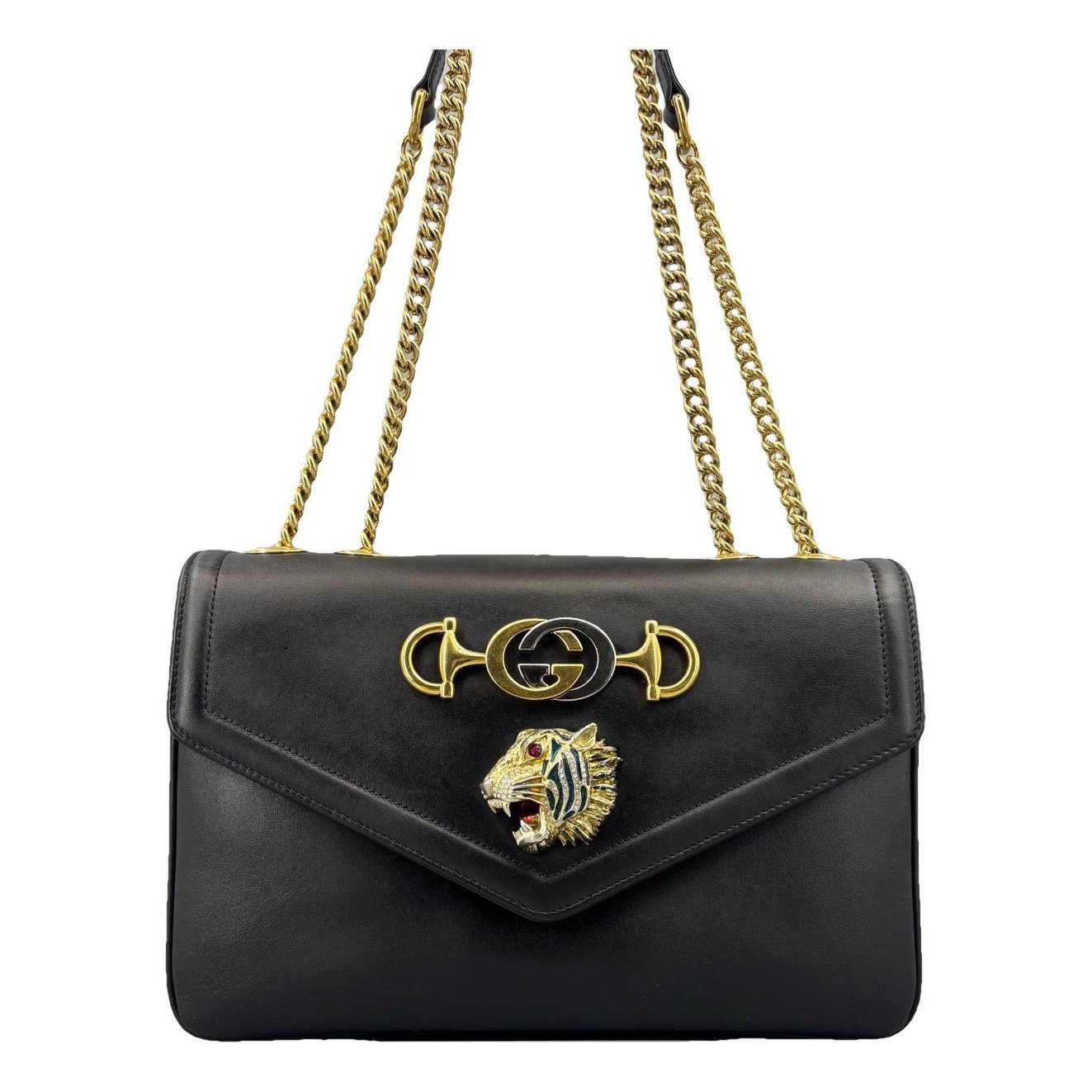 Rajah leather handbag