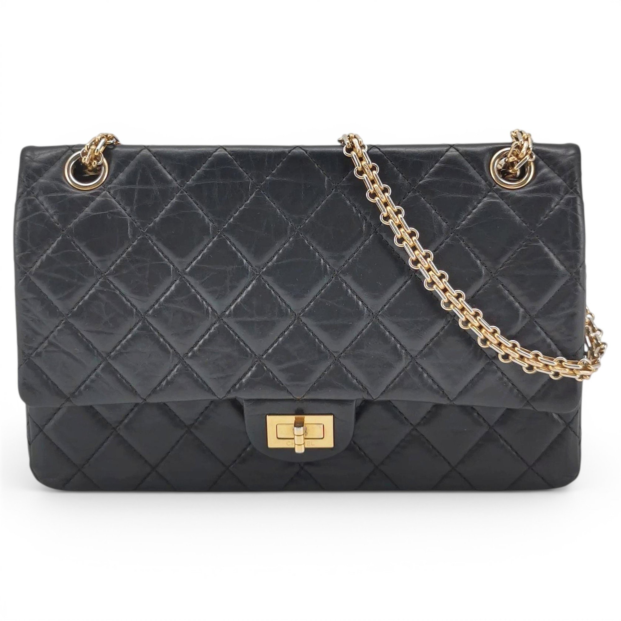 2.55 leather handbag