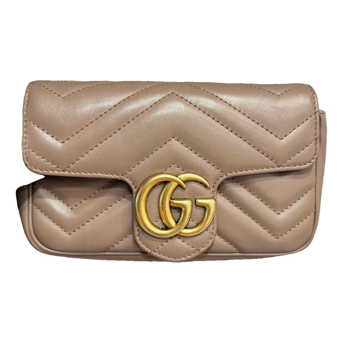 GG Marmont Flap leather handbag