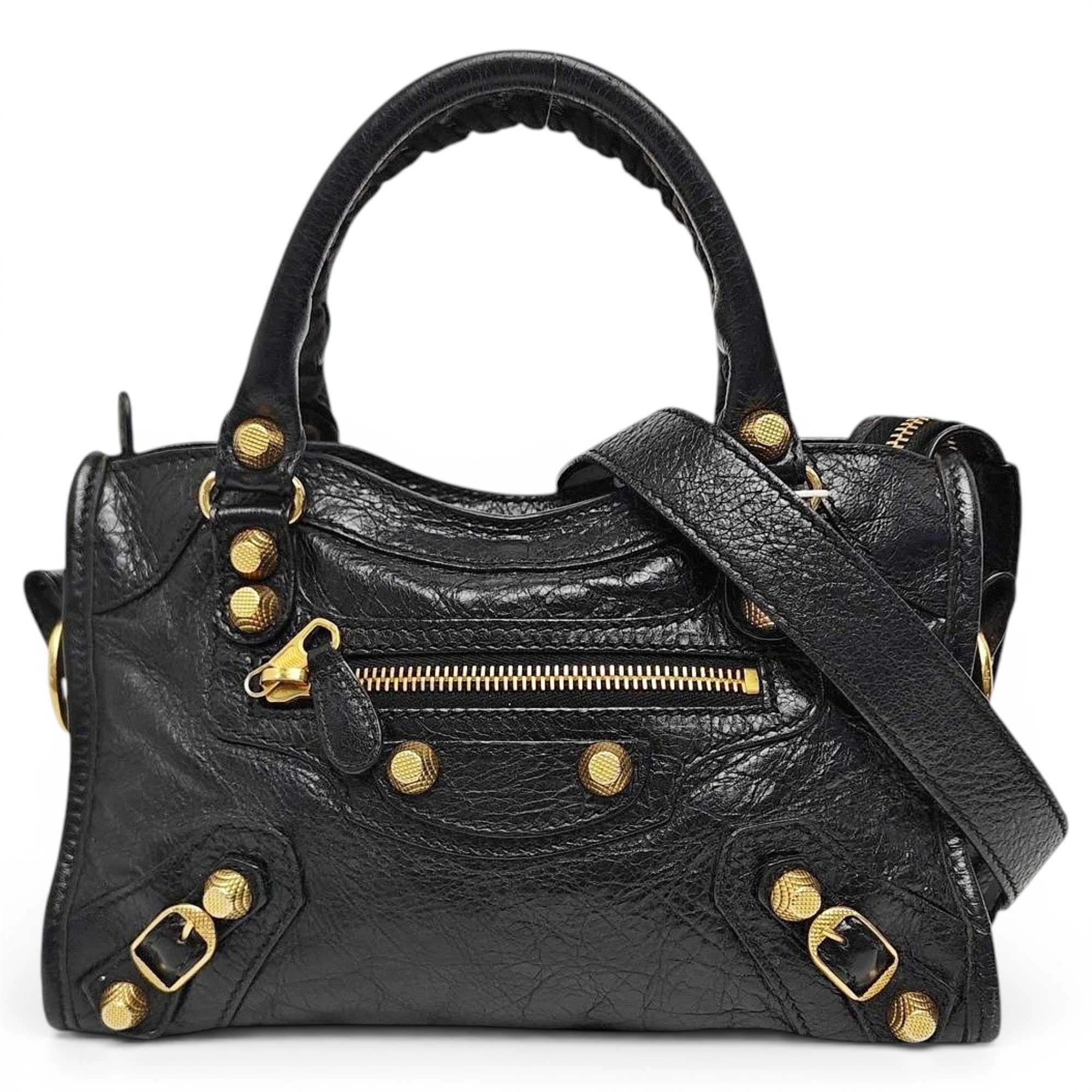 Leather handbag