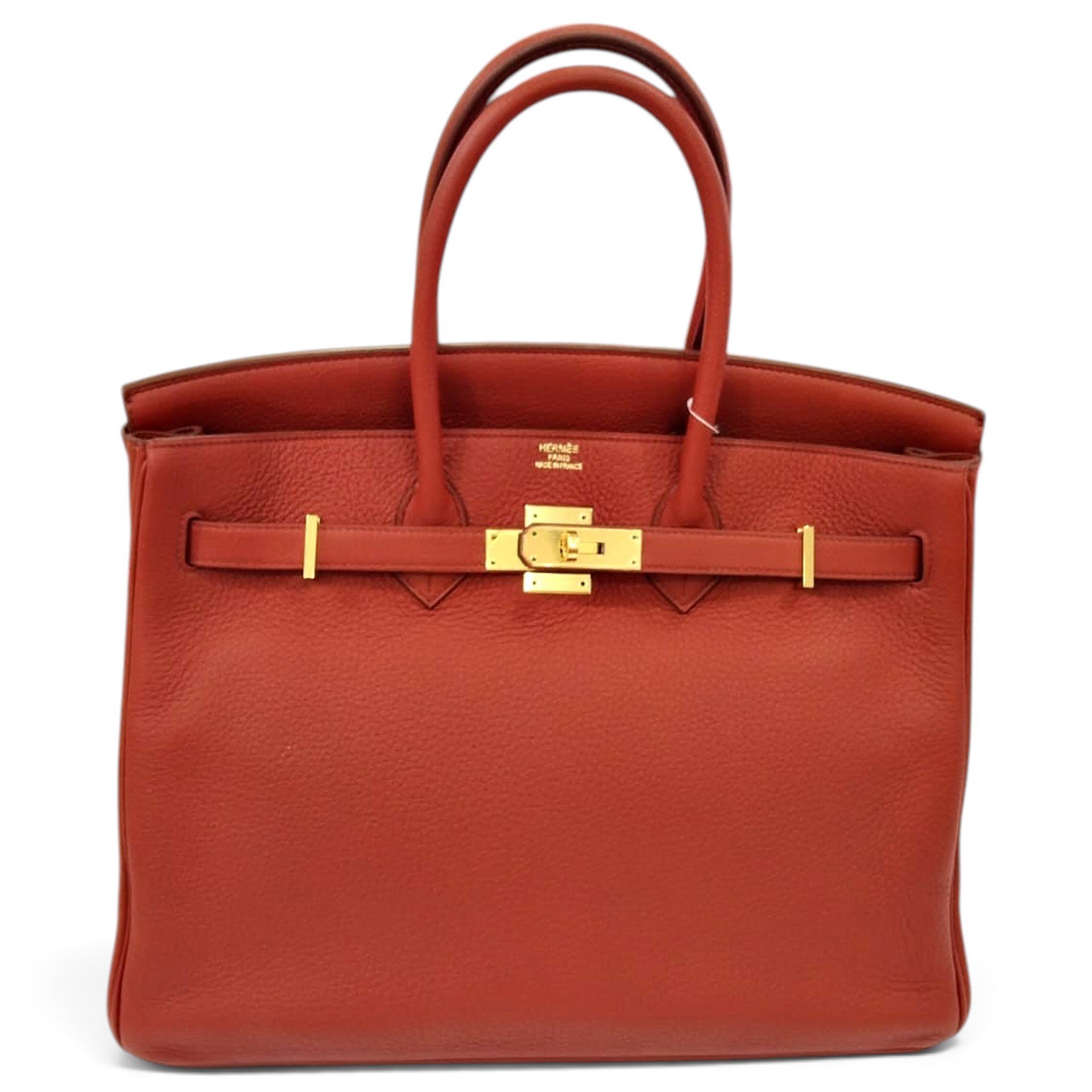 Birkin 35 leather bag