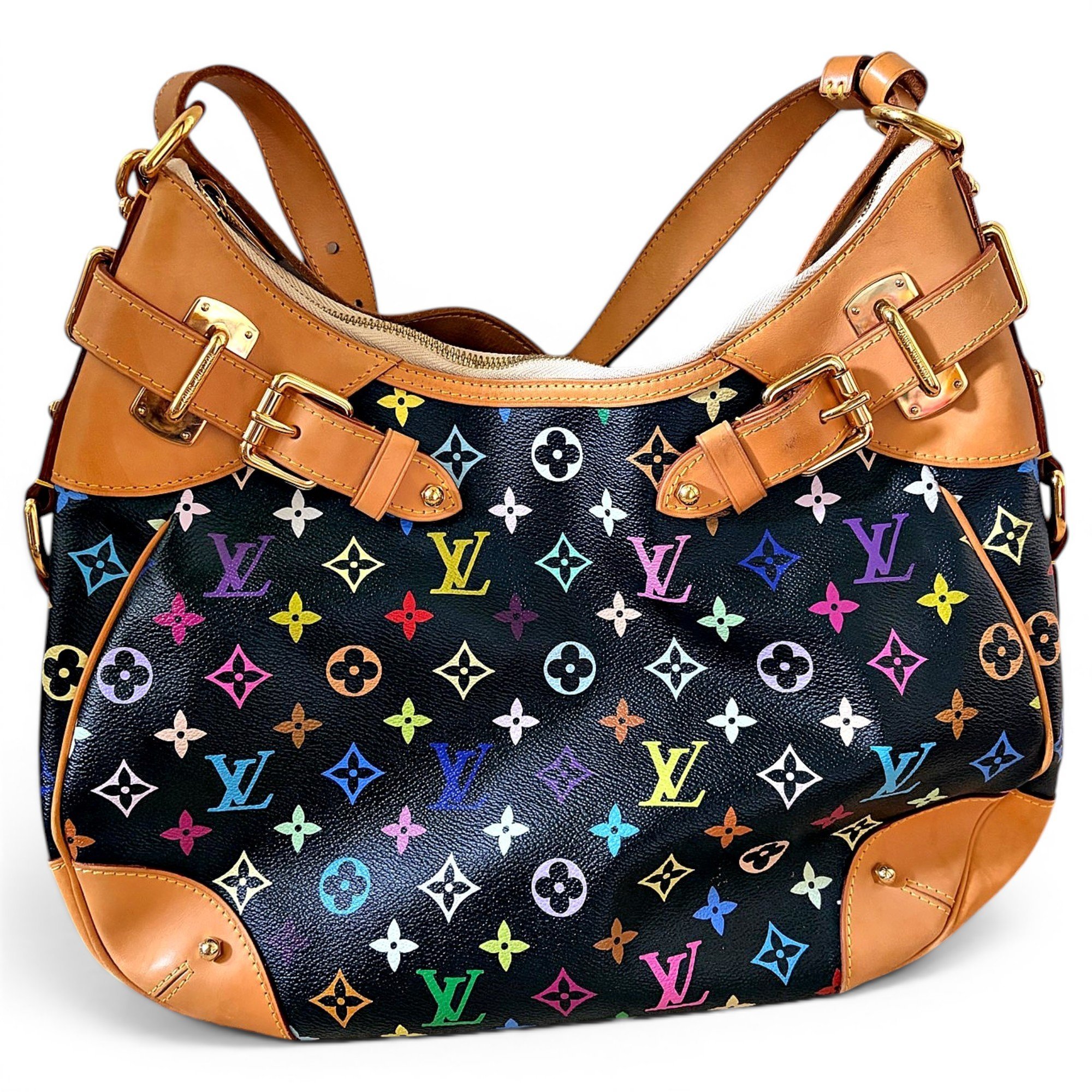 Greta leather handbag