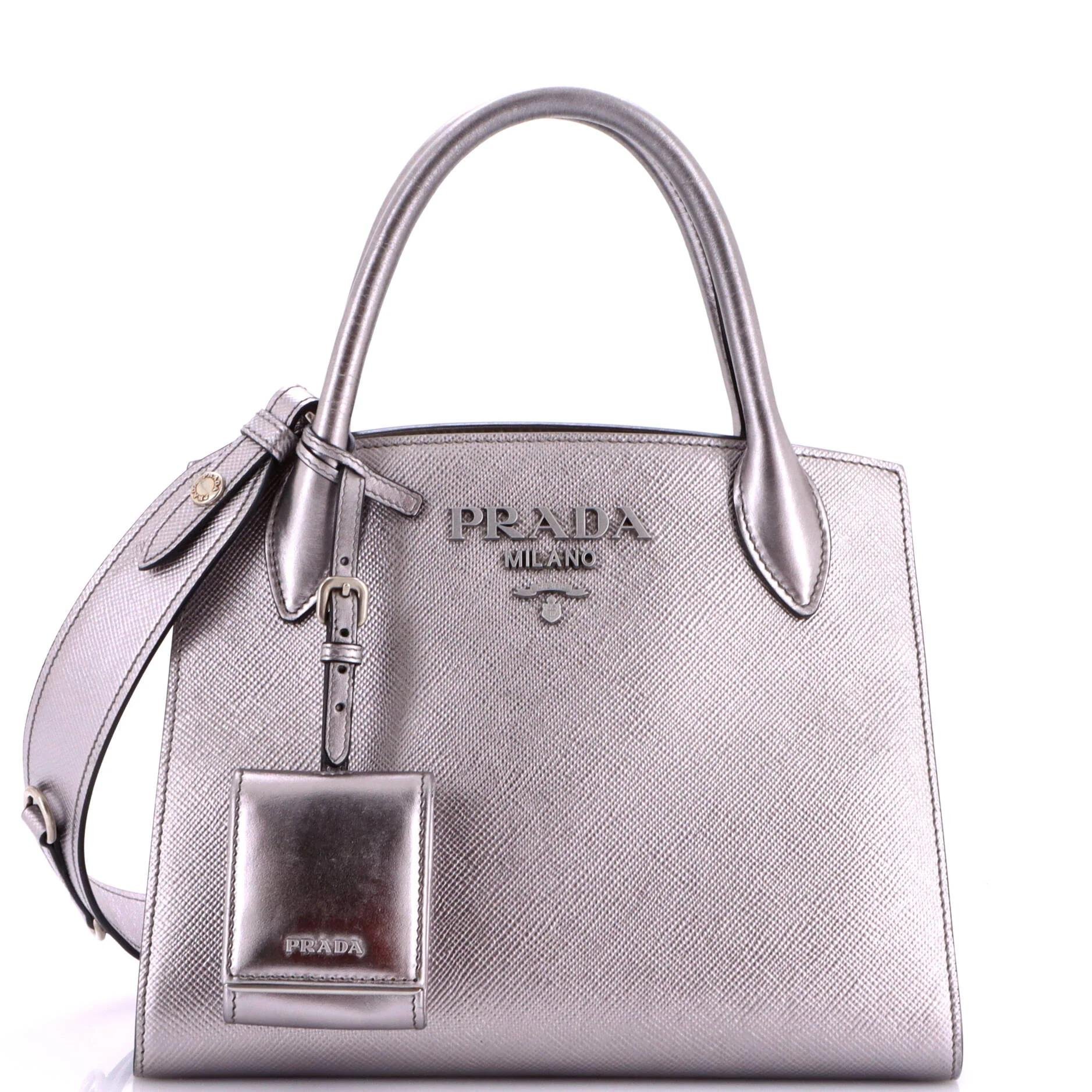 Leather tote