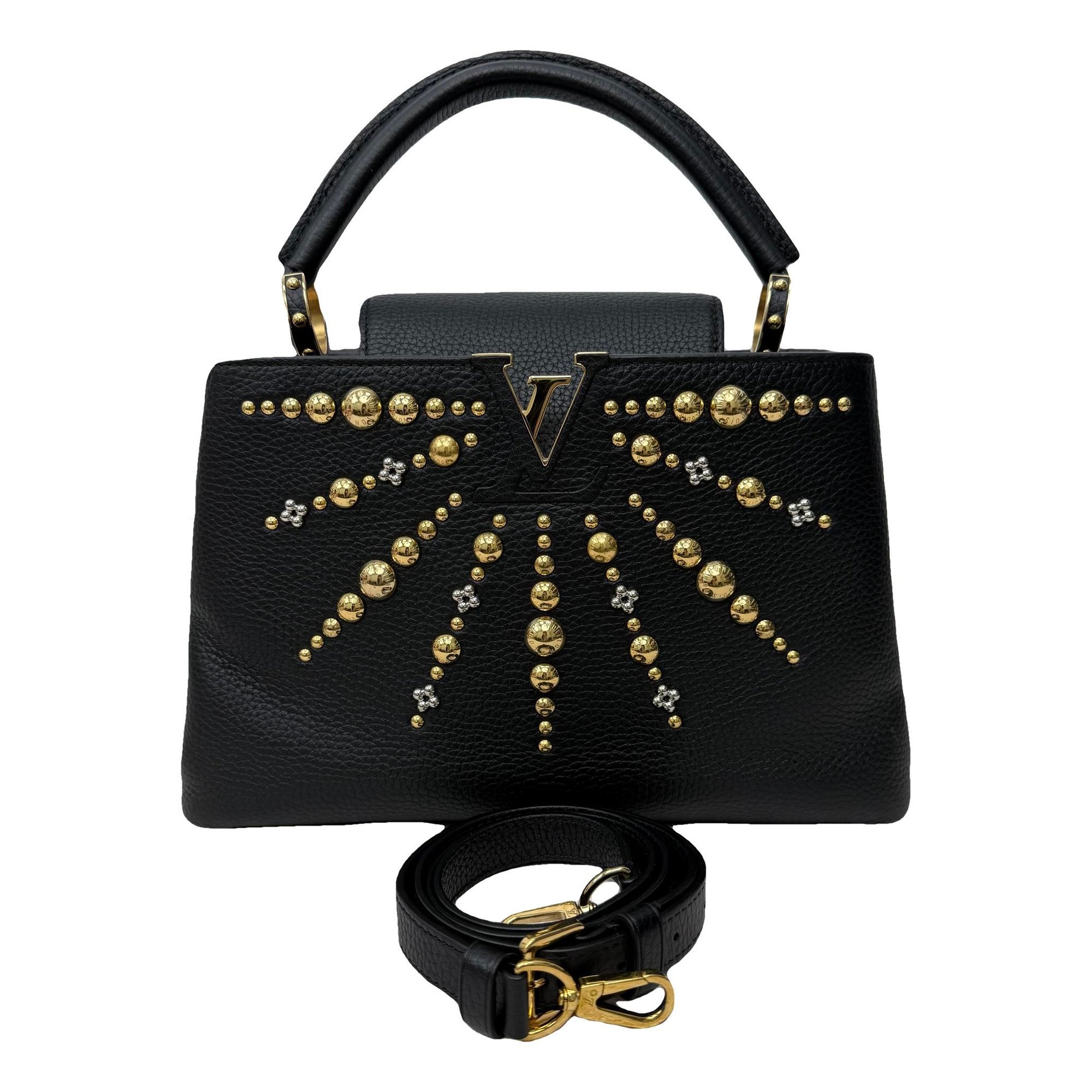 Capucines leather handbag