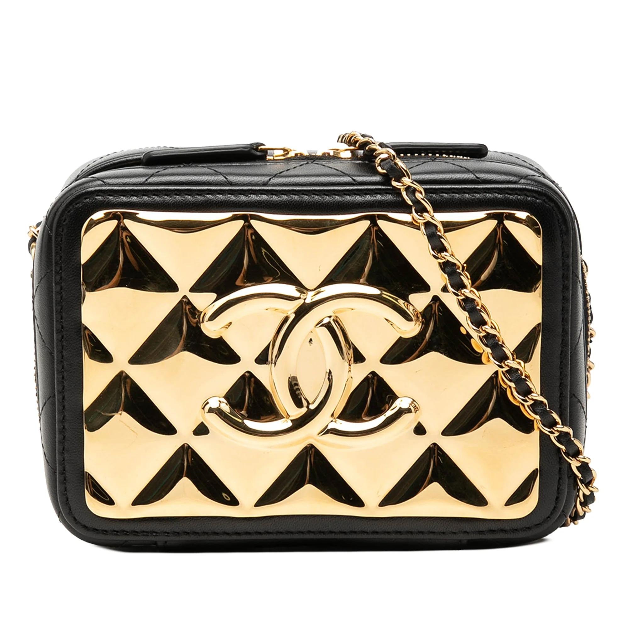 Vanity leather crossbody bag