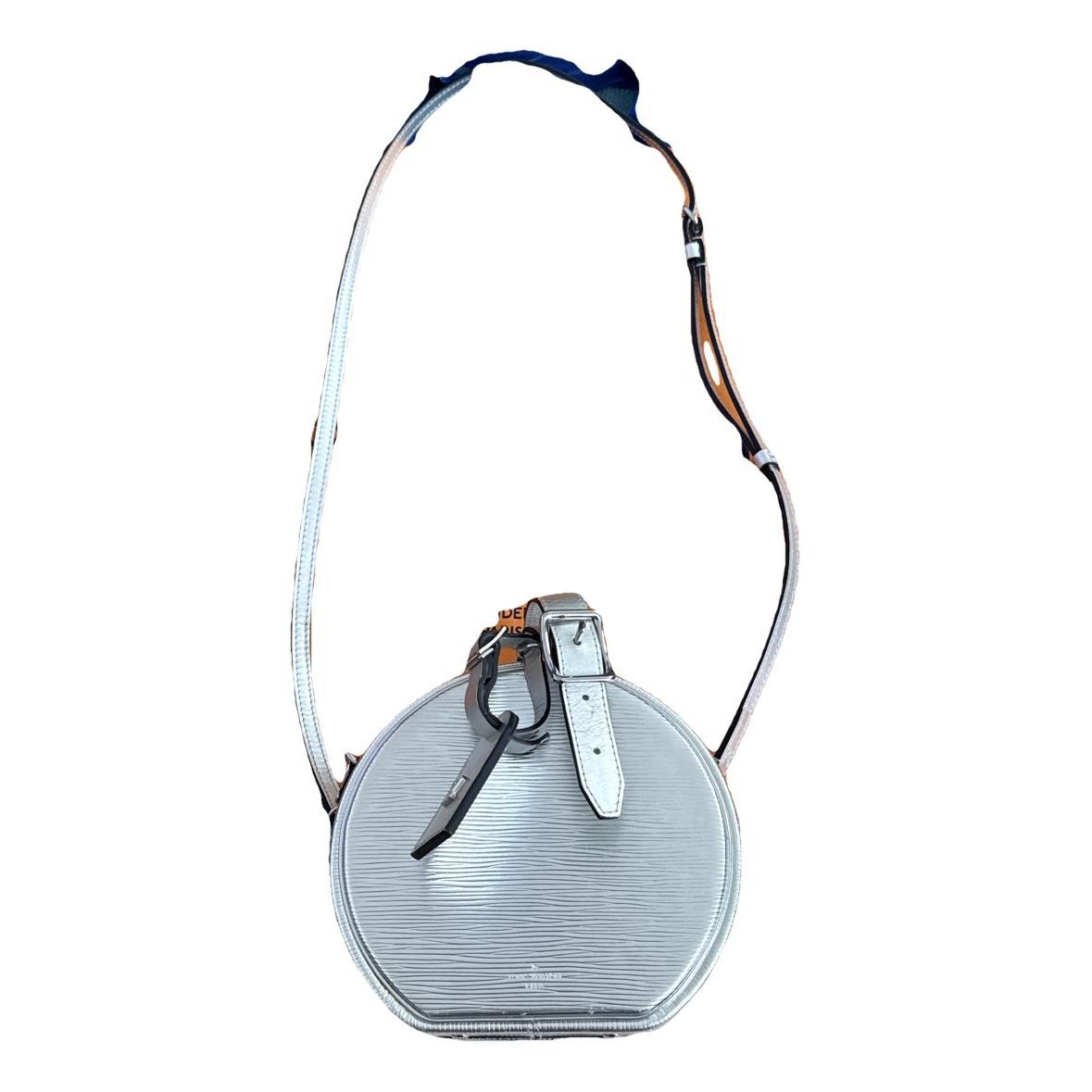 Leather clutch bag