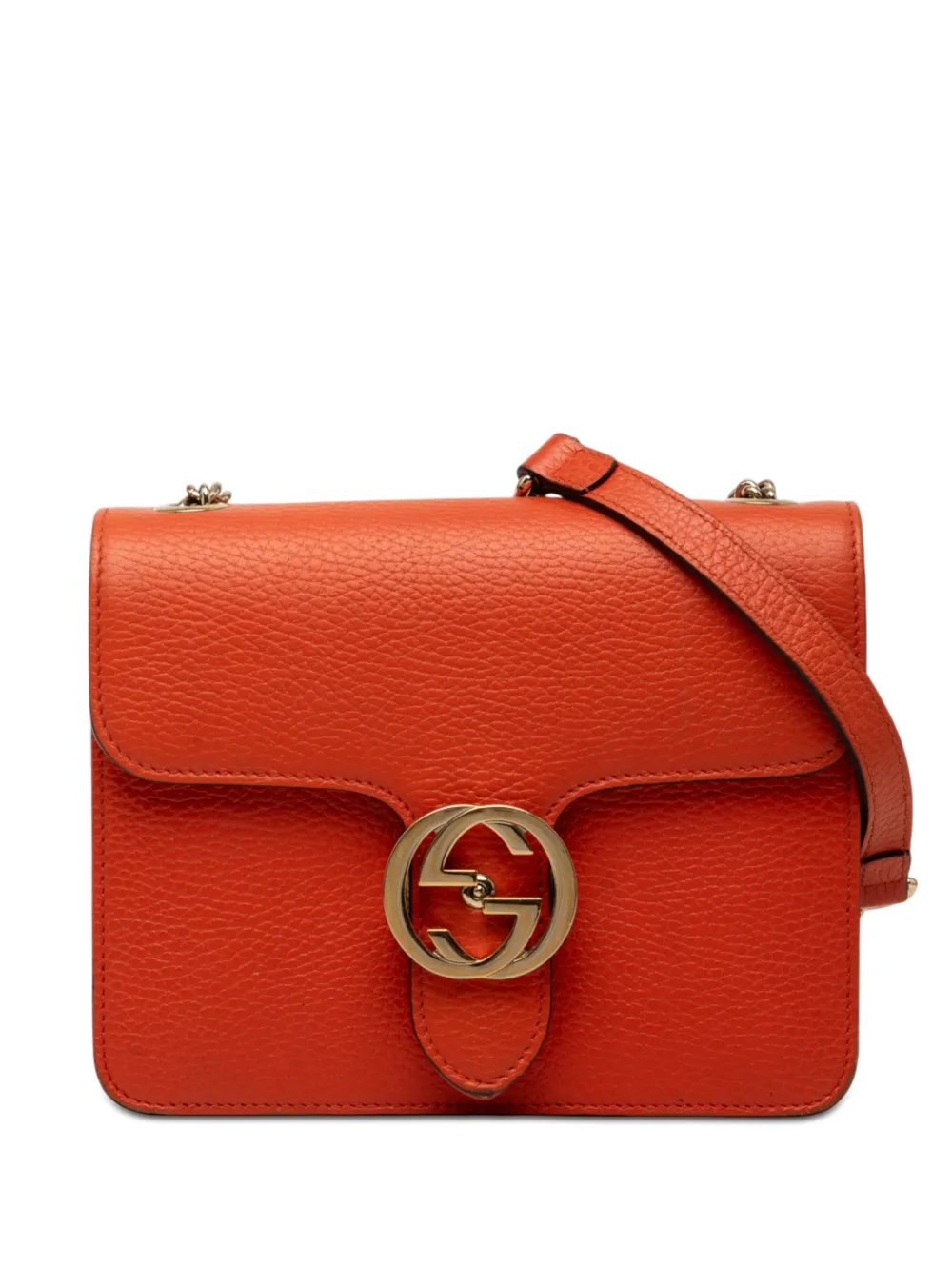 2016-2026 Small Dollar Calfskin Interlocking G crossbody bag