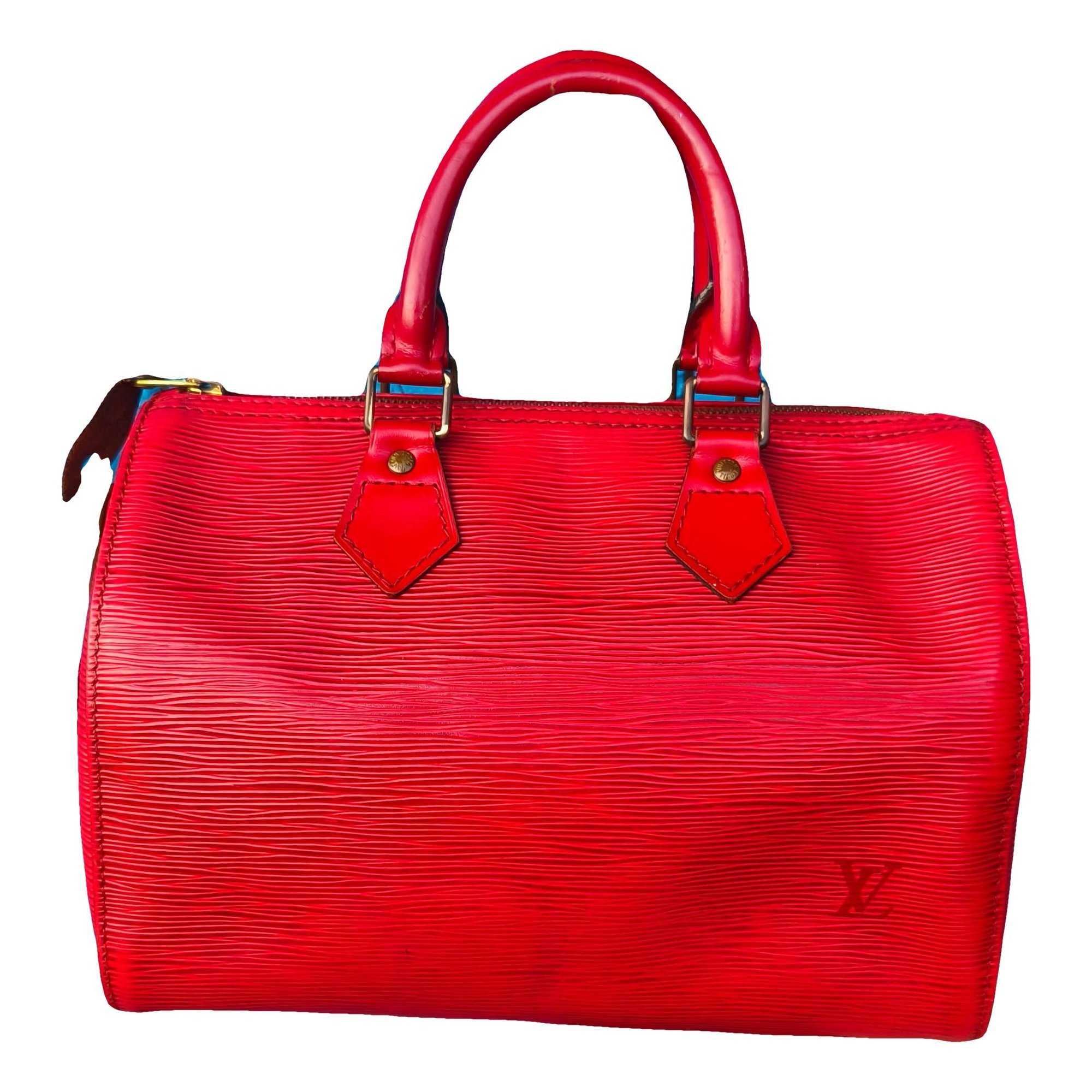 Speedy leather handbag