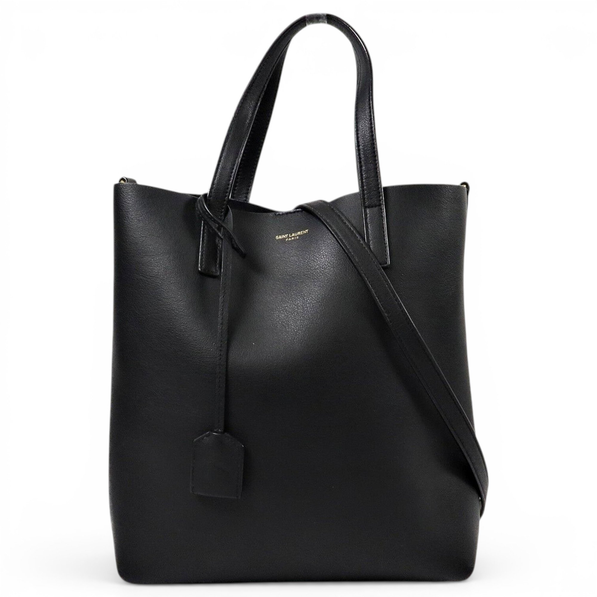 Shopping leather tote