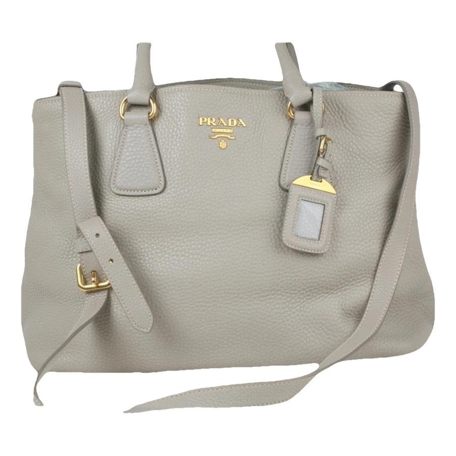 Leather tote