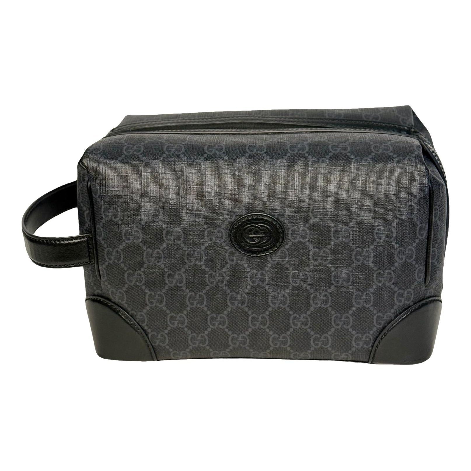 Leather vanity case